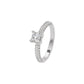 Luminous Love Diamond Ring 18 KT / White Gold / 22