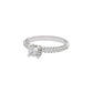 Luminous Love Diamond Ring 18 KT / White Gold / 22