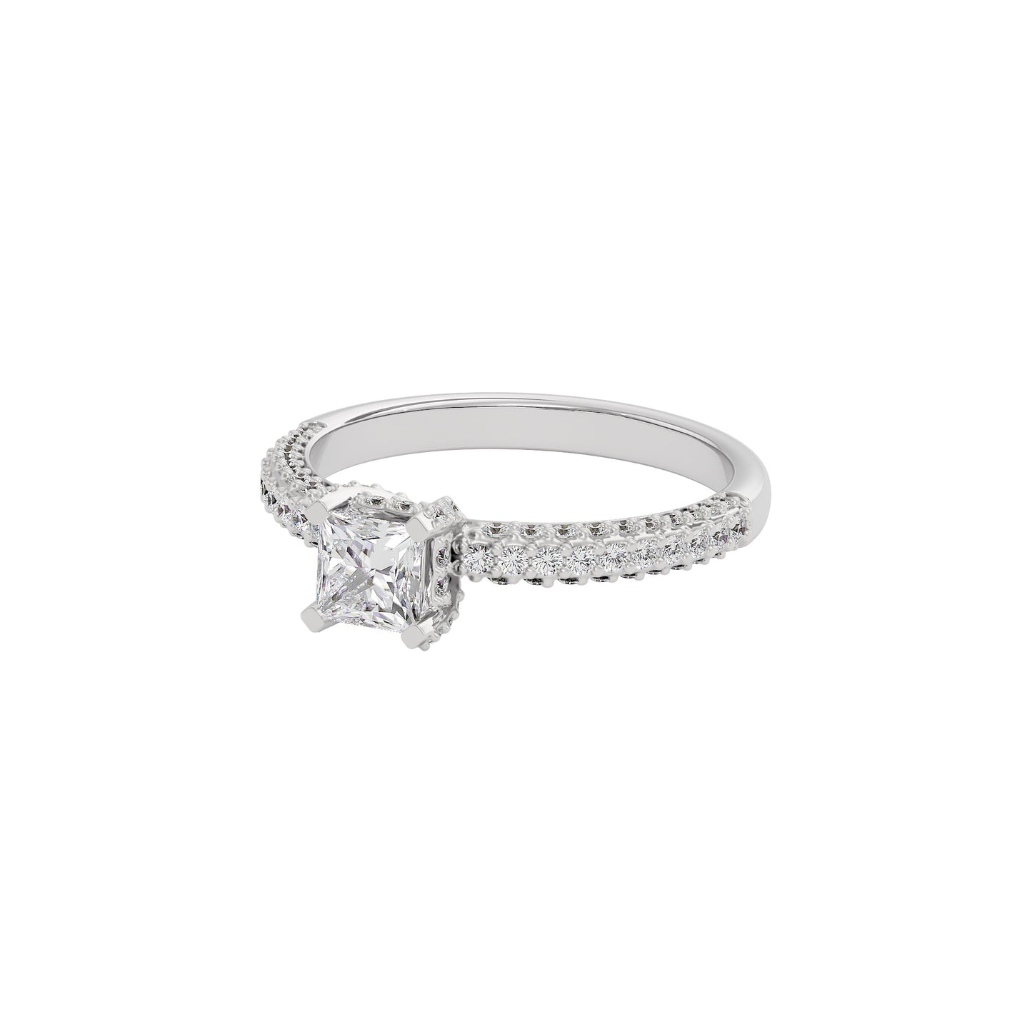 Luminous Love Diamond Ring 18 KT / White Gold / 22