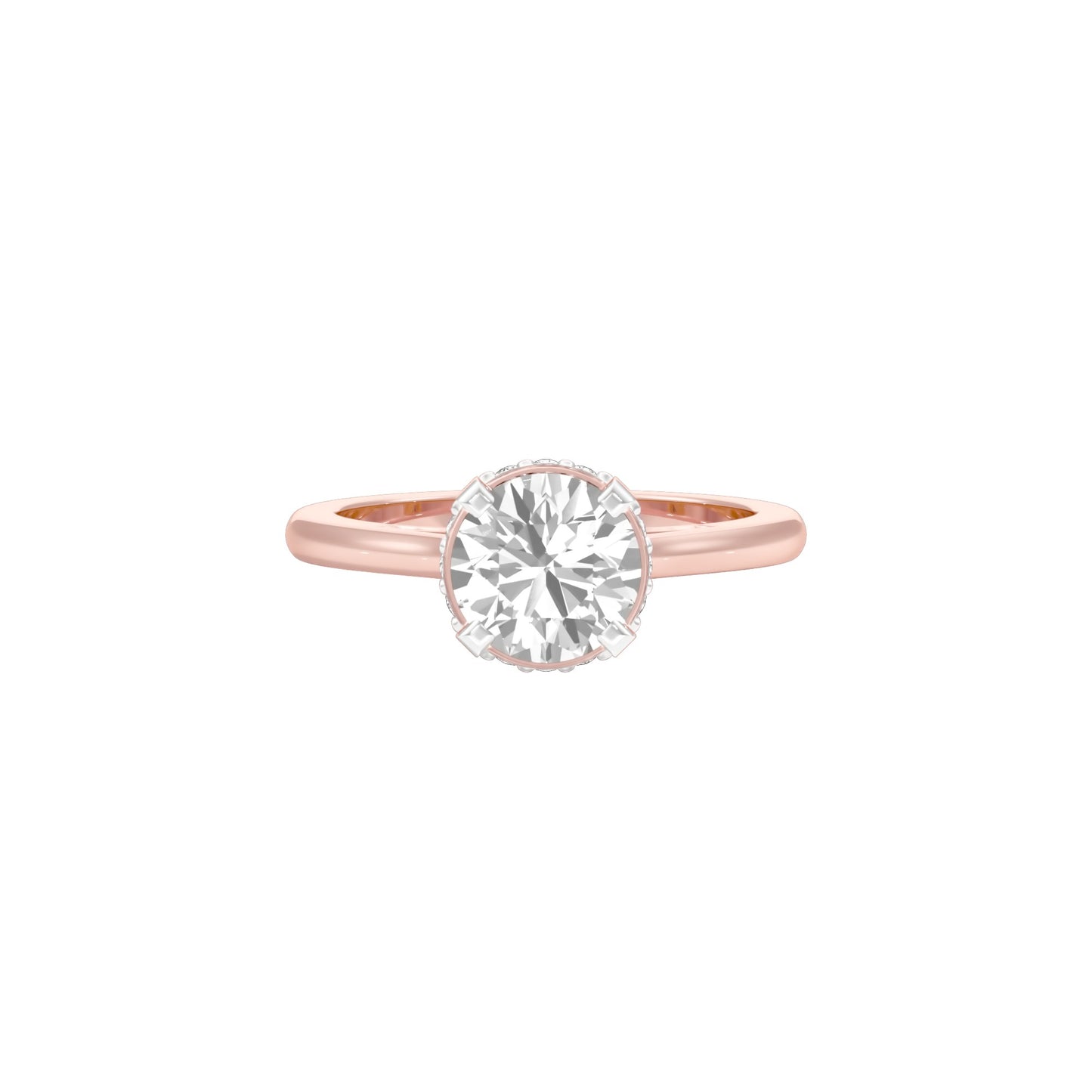Opulent Charm Diamond Ring 18 KT / Rose Gold / 22