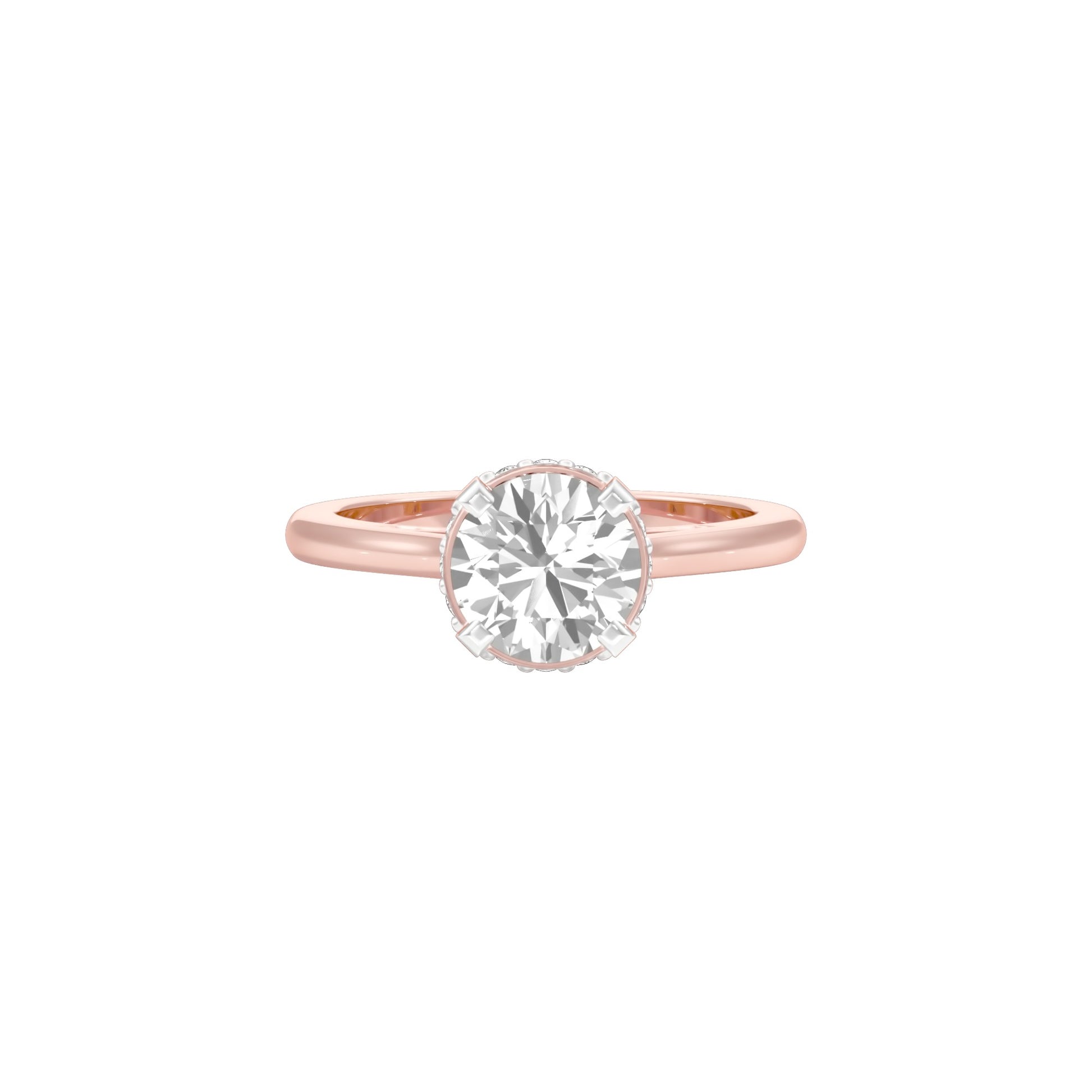 Opulent Charm Diamond Ring 18 KT / Rose Gold / 22