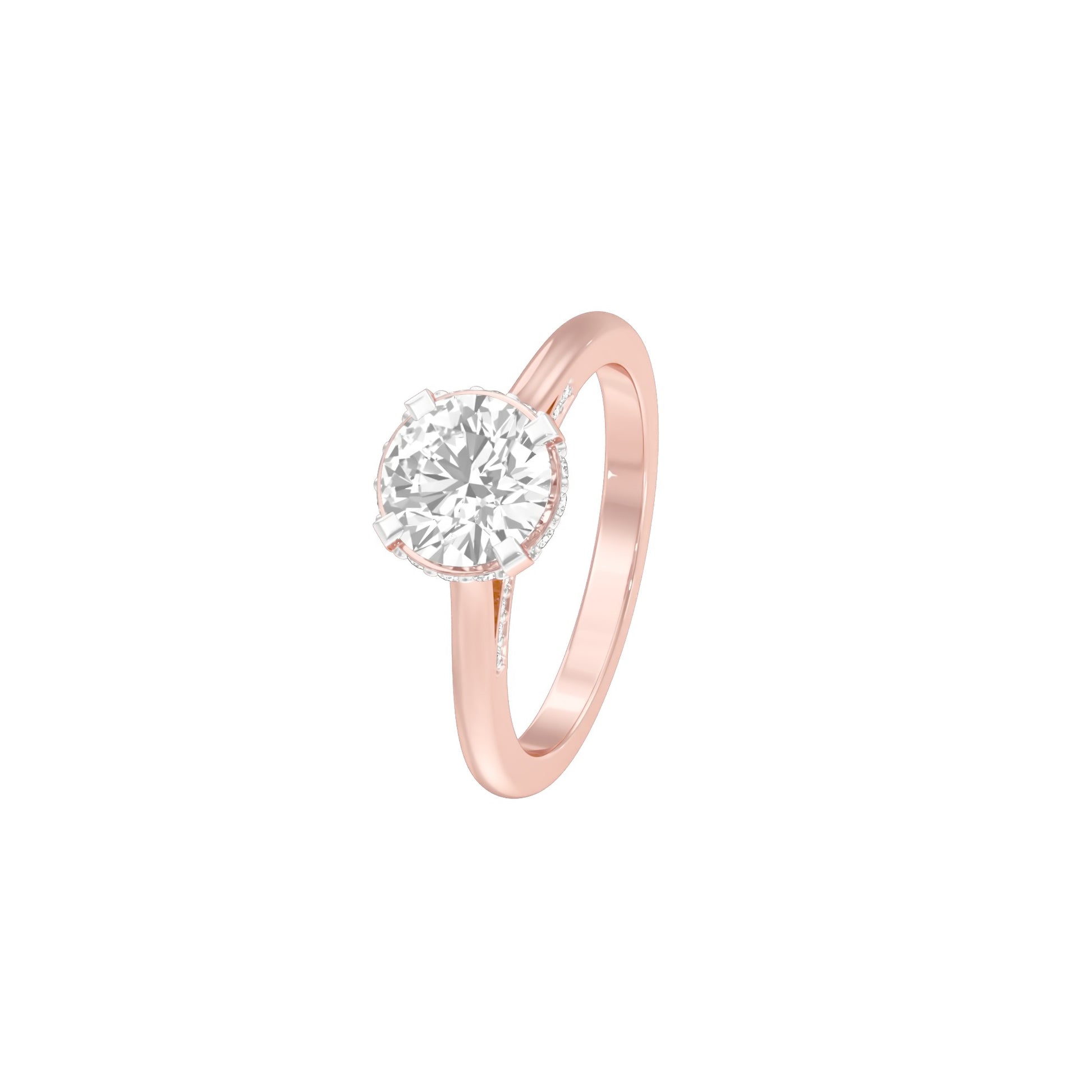 Opulent Charm Diamond Ring 18 KT / Rose Gold / 22
