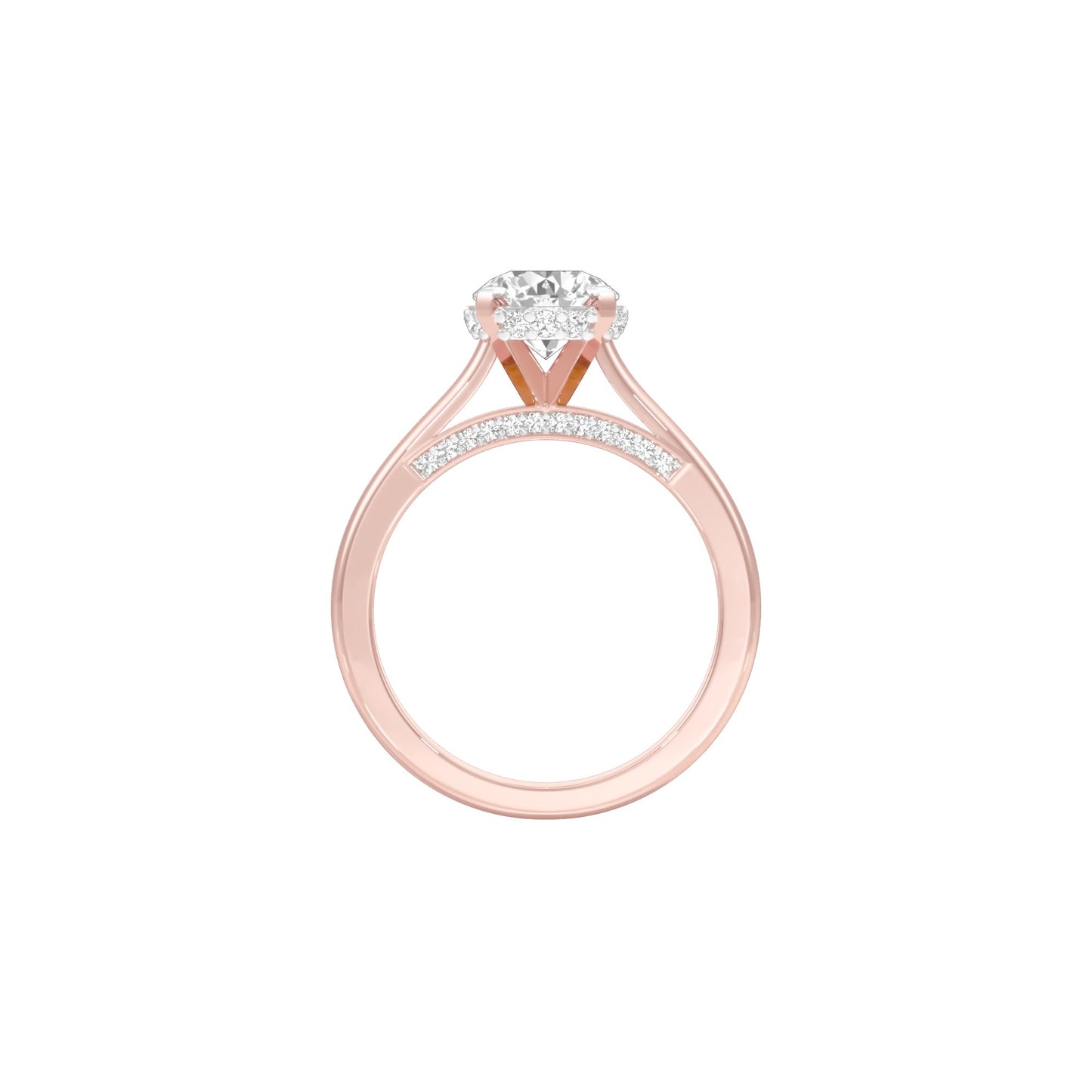 Opulent Charm Diamond Ring 18 KT / Rose Gold / 22