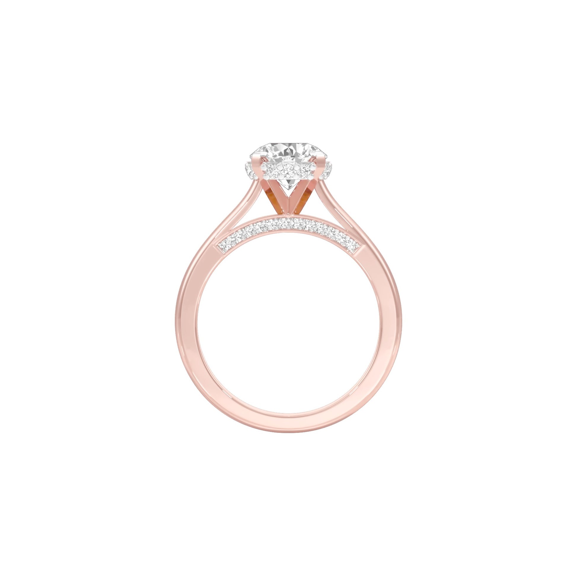 Opulent Charm Diamond Ring 18 KT / Rose Gold / 22