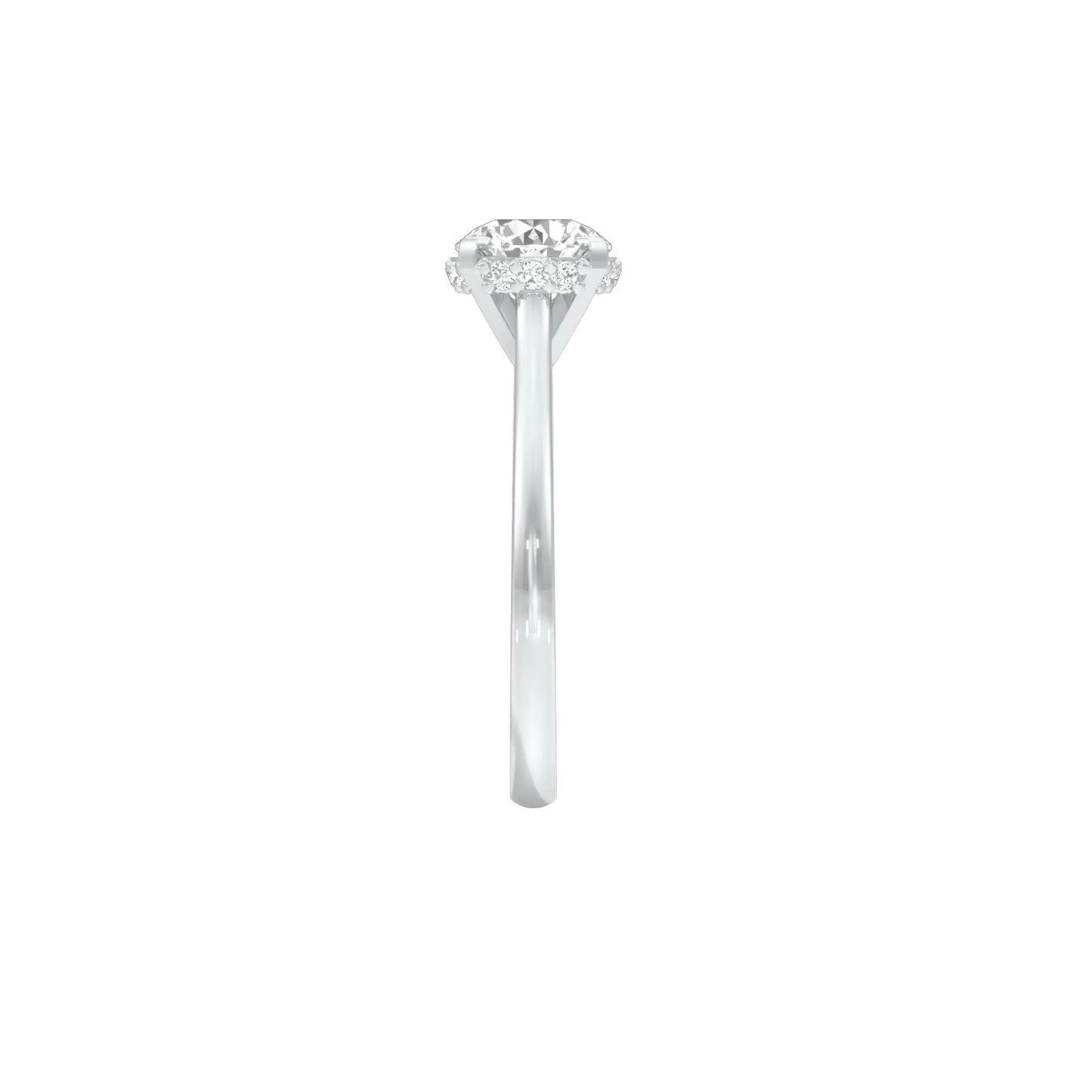 Opulent Charm Diamond Ring 18 KT / White Gold / 22