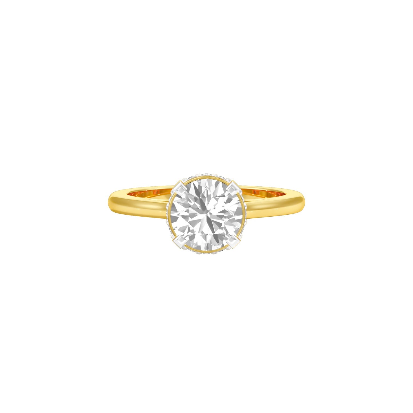 Opulent Charm Diamond Ring 18 KT / Yellow Gold / 22