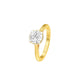 Opulent Charm Diamond Ring 18 KT / Yellow Gold / 22