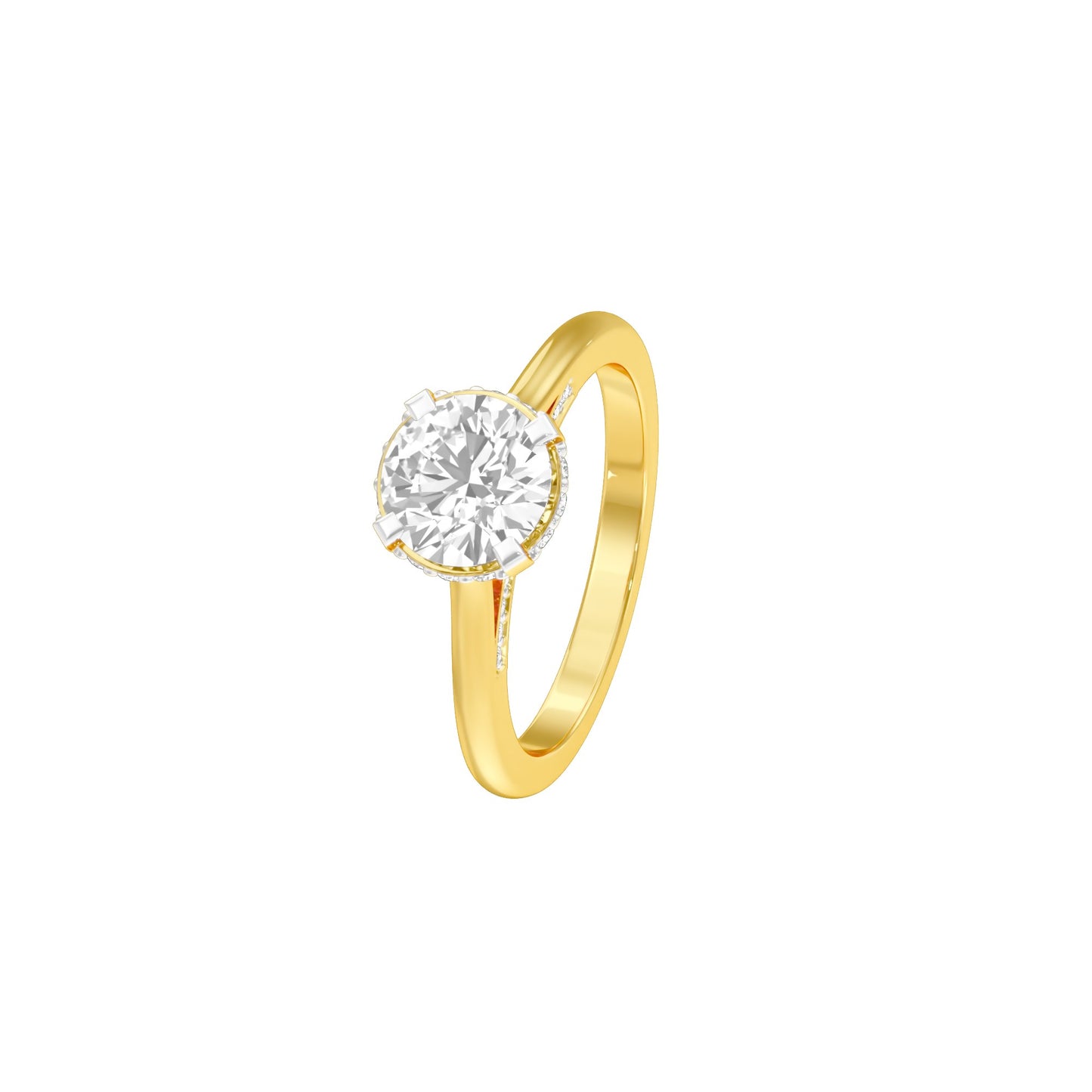 Opulent Charm Diamond Ring 18 KT / Yellow Gold / 22