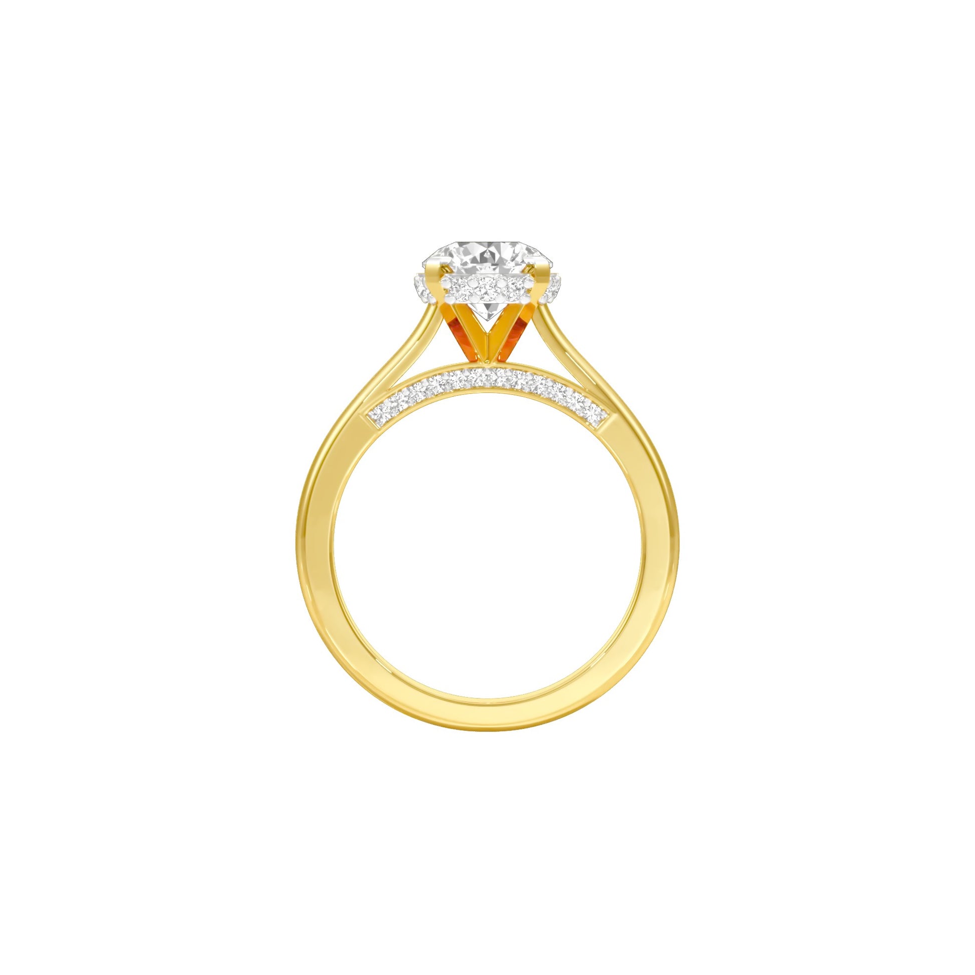 Opulent Charm Diamond Ring 18 KT / Yellow Gold / 22