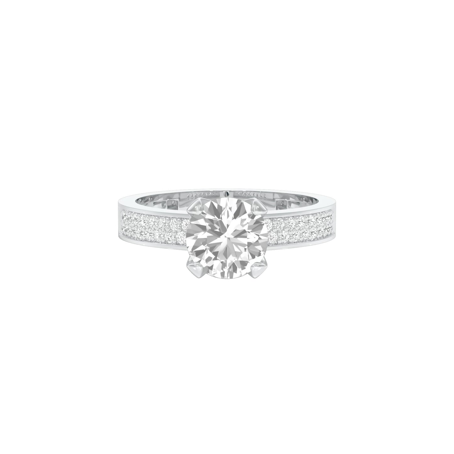 DLR000565 18 KT / White Gold / 22