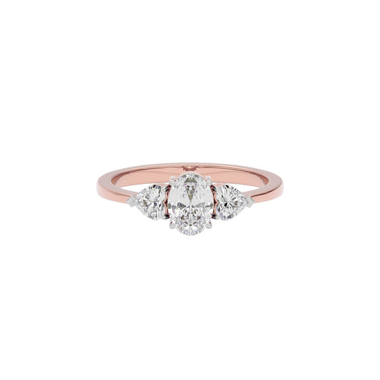 Infinite Iridescence Diamond Ring 18 KT / Rose Gold / 22