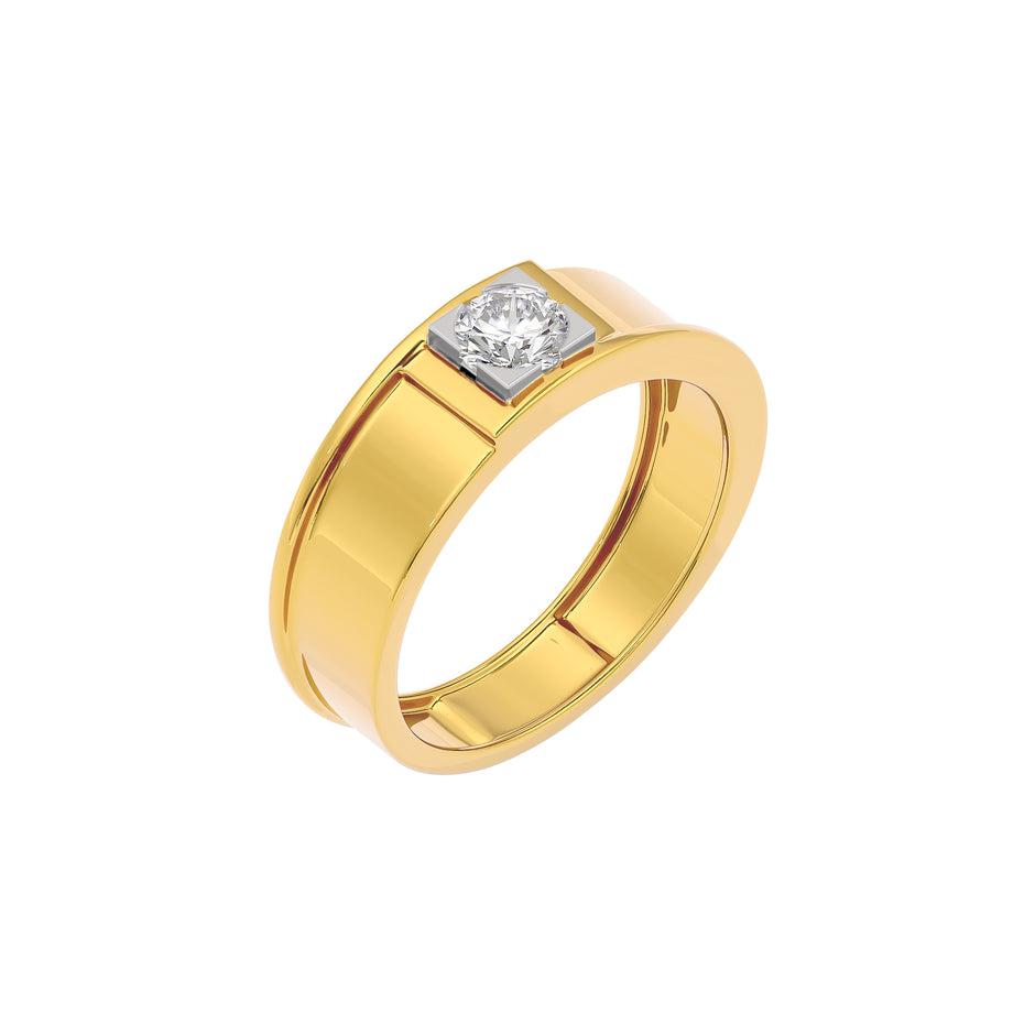 Mystical Stardust Diamond Ring 18 KT / Yellow Gold / 22