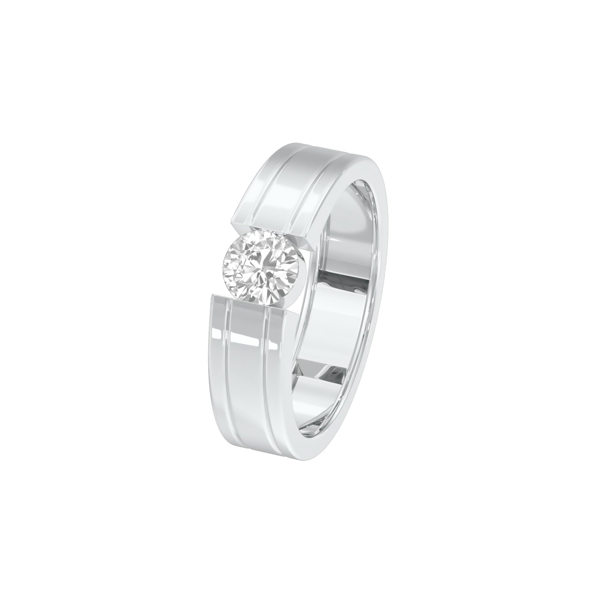 DLR000589-17-0.50 18 KT / White Gold / 22