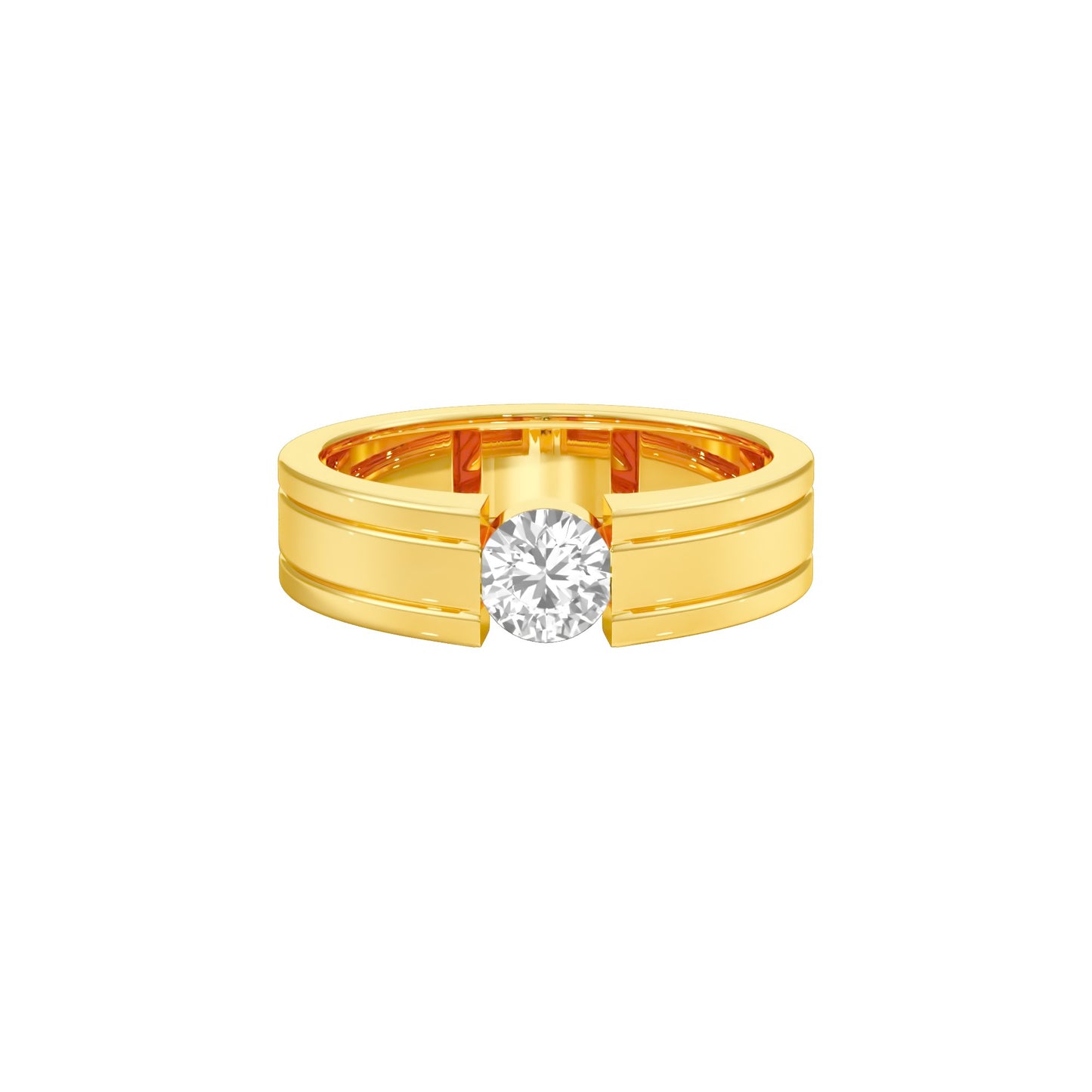 DLR000589-17-0.50 18 KT / Yellow Gold / 22