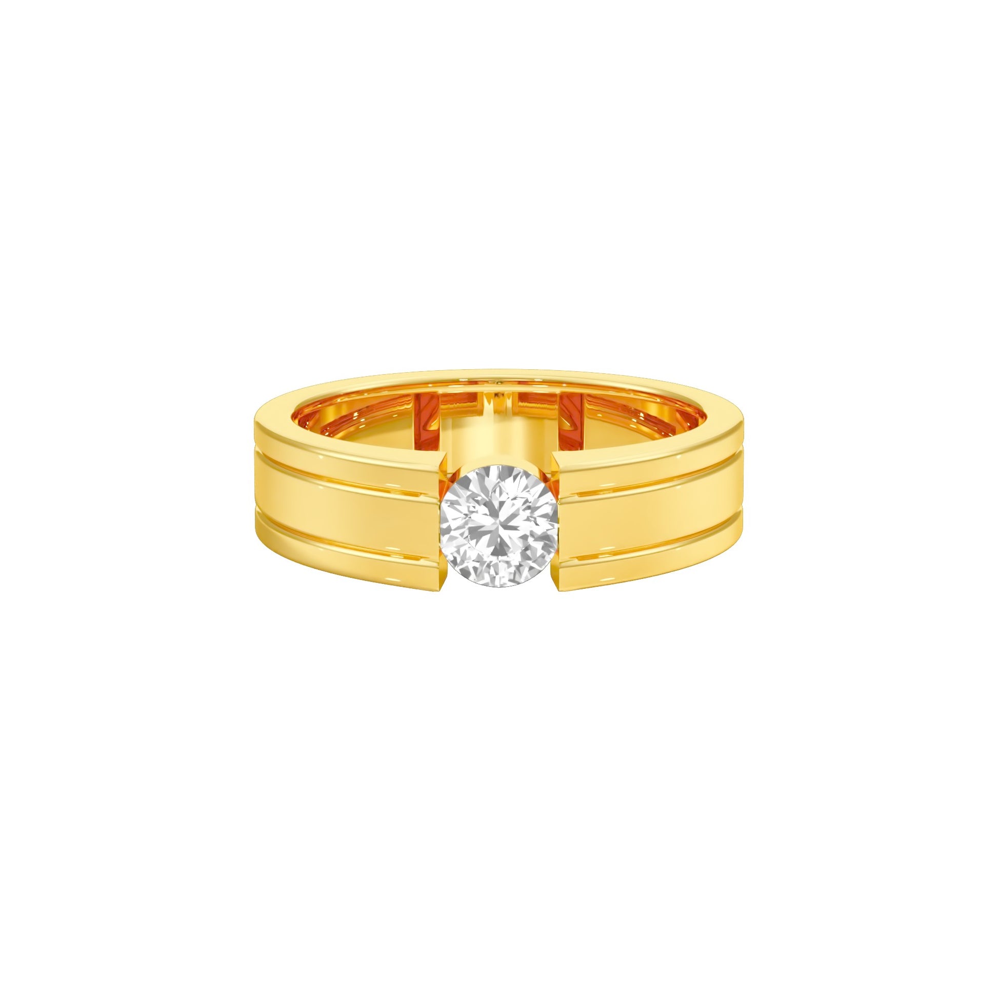 DLR000589-17-0.50 18 KT / Yellow Gold / 22