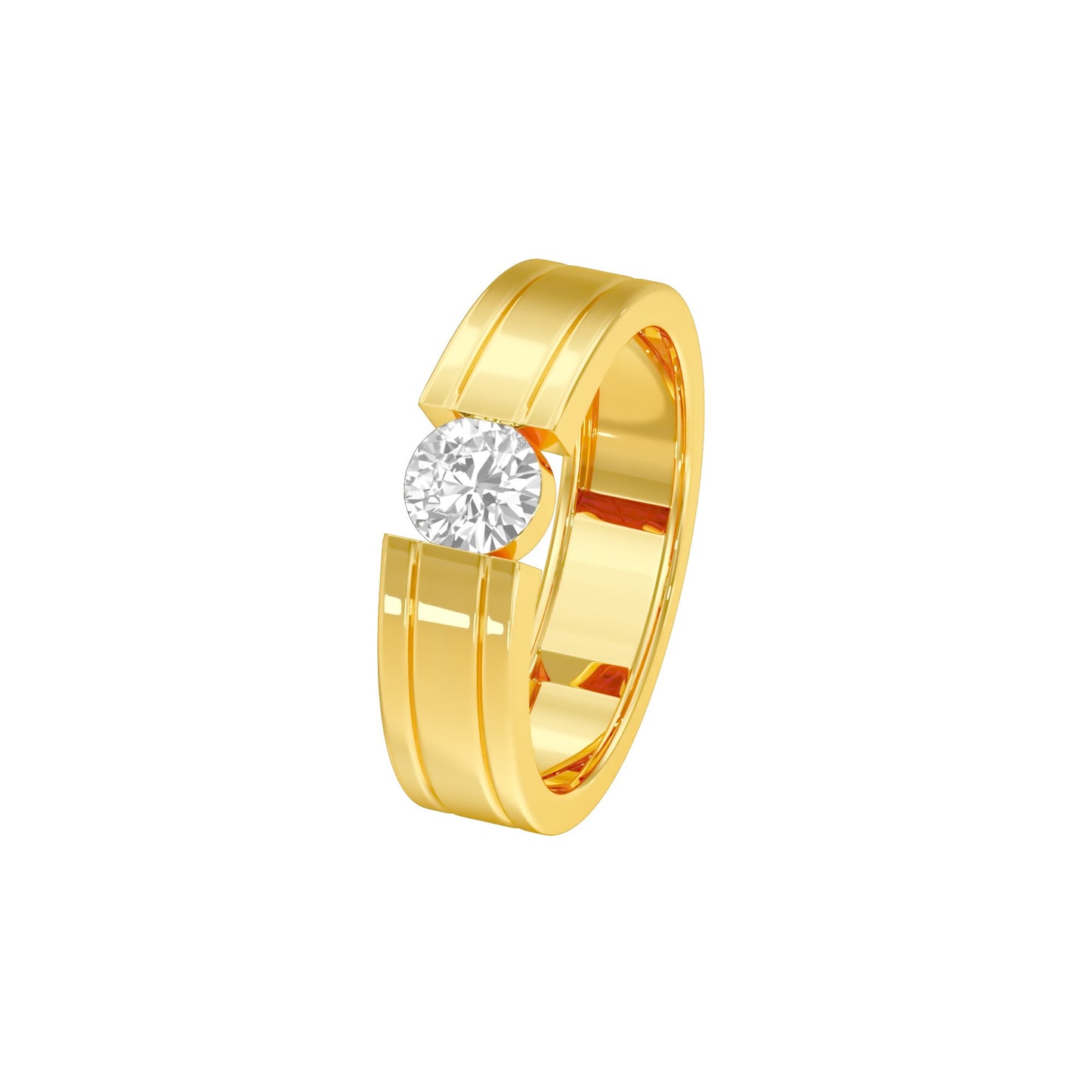 DLR000589-17-0.50 18 KT / Yellow Gold / 22