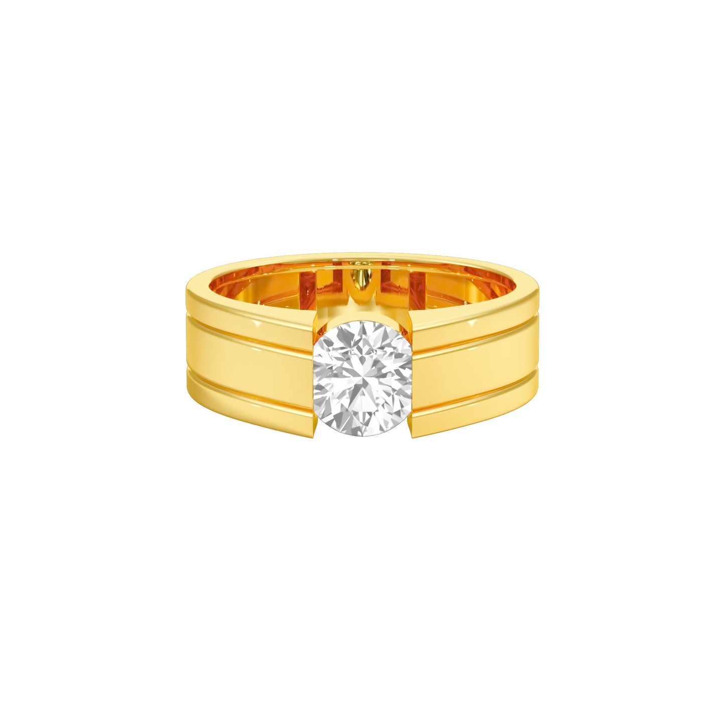 DLR000589-17-0.90 18 KT / Yellow Gold / 22