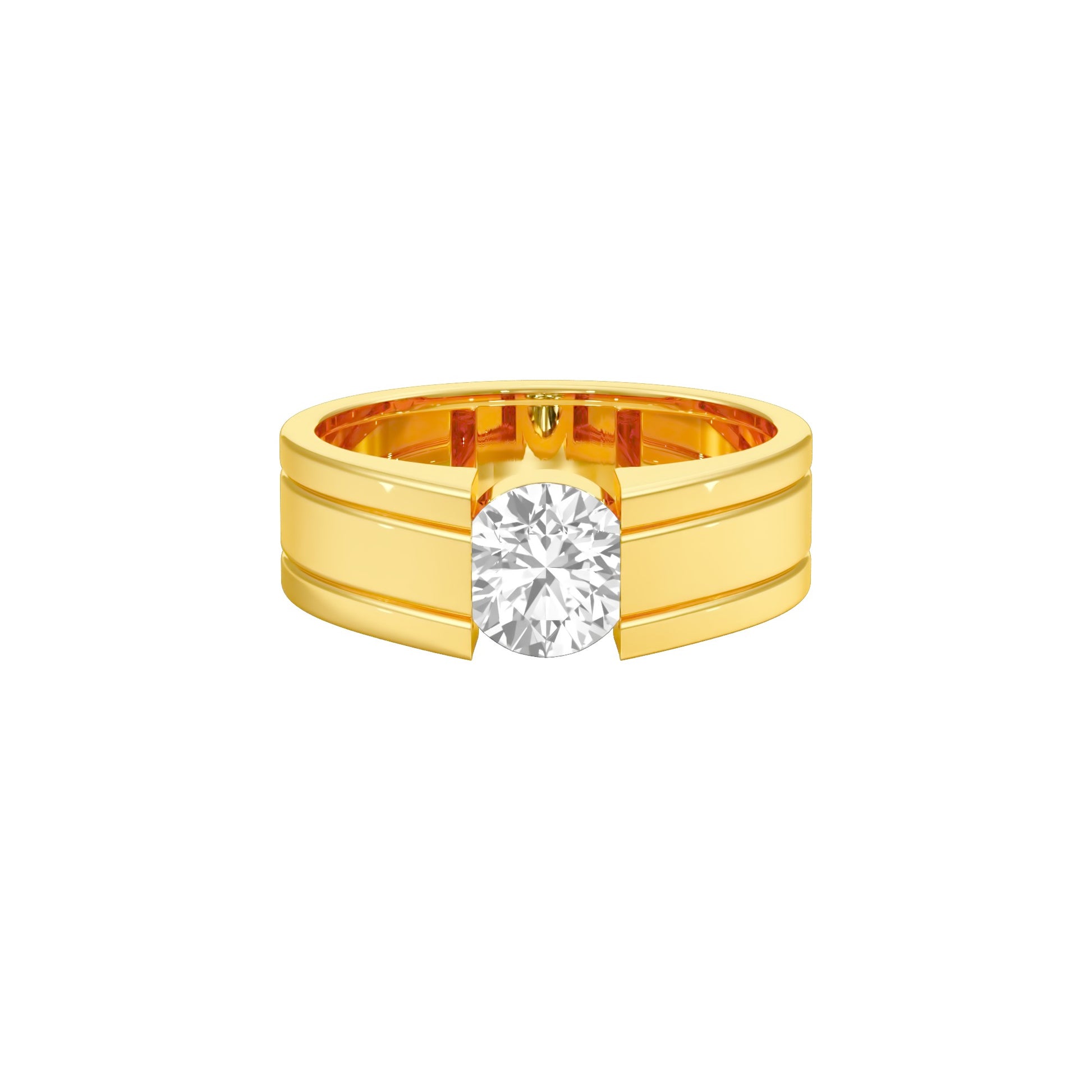 DLR000589-17-0.90 18 KT / Yellow Gold / 22