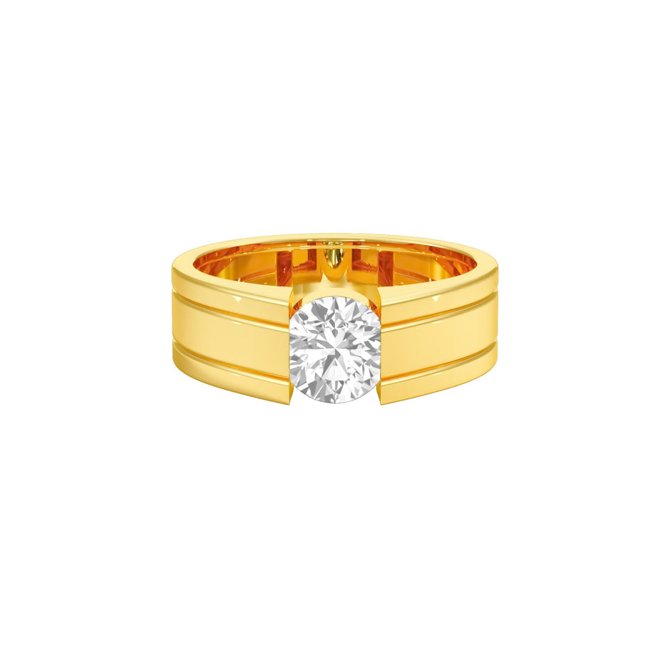 DLR000589-17-0.90 18 KT / Yellow Gold / 22