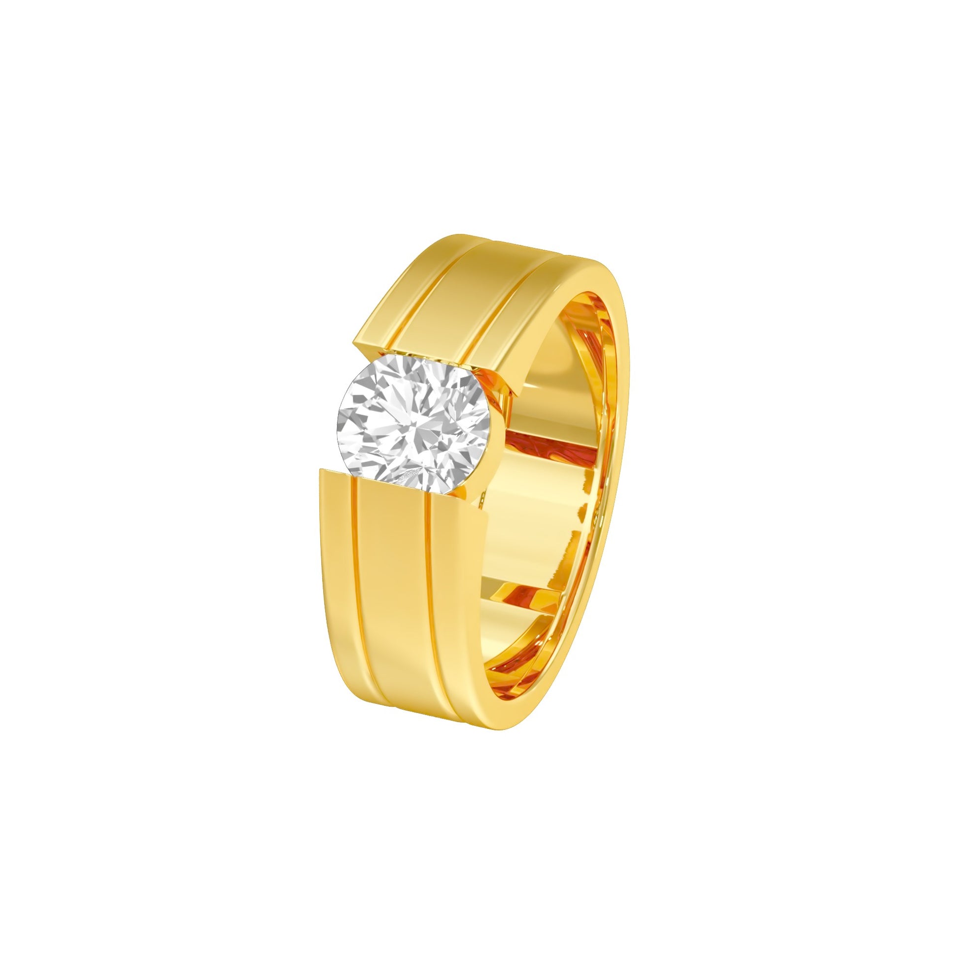 DLR000589-17-0.90 18 KT / Yellow Gold / 22