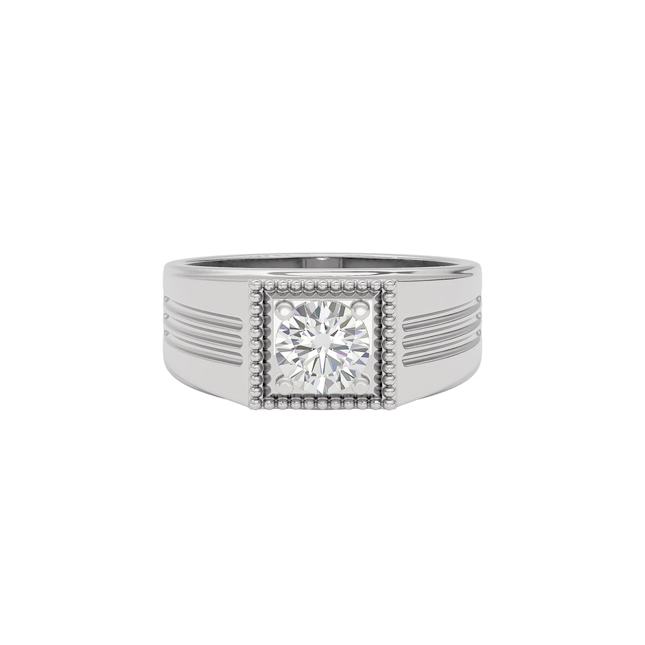 Glittering Grove Diamond Ring 18 KT / White Gold / 22