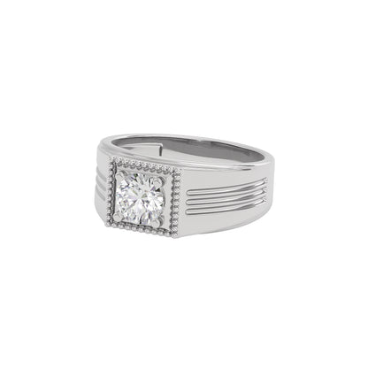 Glittering Grove Diamond Ring 18 KT / White Gold / 22