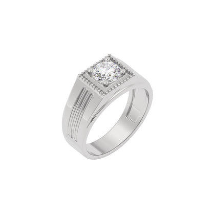Glittering Grove Diamond Ring 18 KT / White Gold / 22