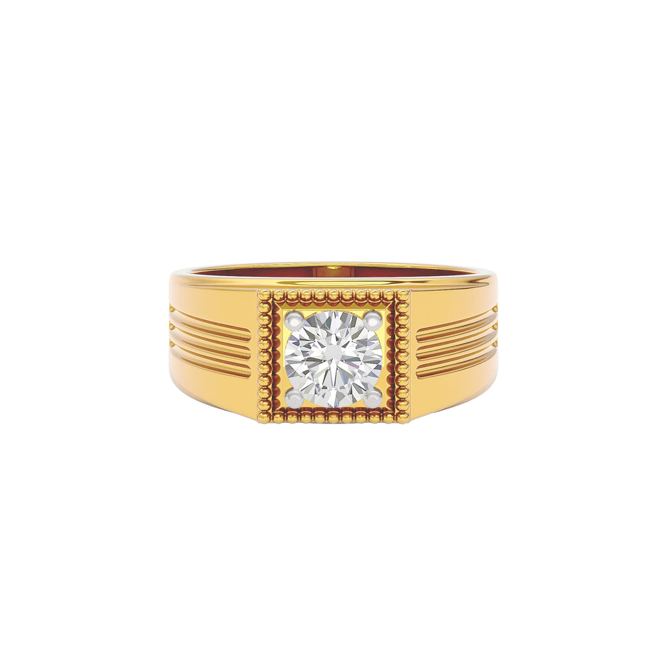 Glittering Grove Diamond Ring 18 KT / Yellow Gold / 22