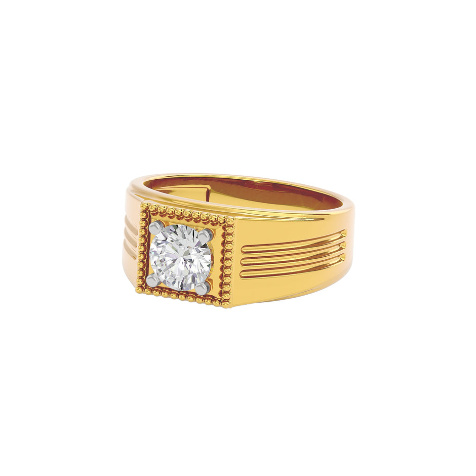Glittering Grove Diamond Ring 18 KT / Yellow Gold / 22