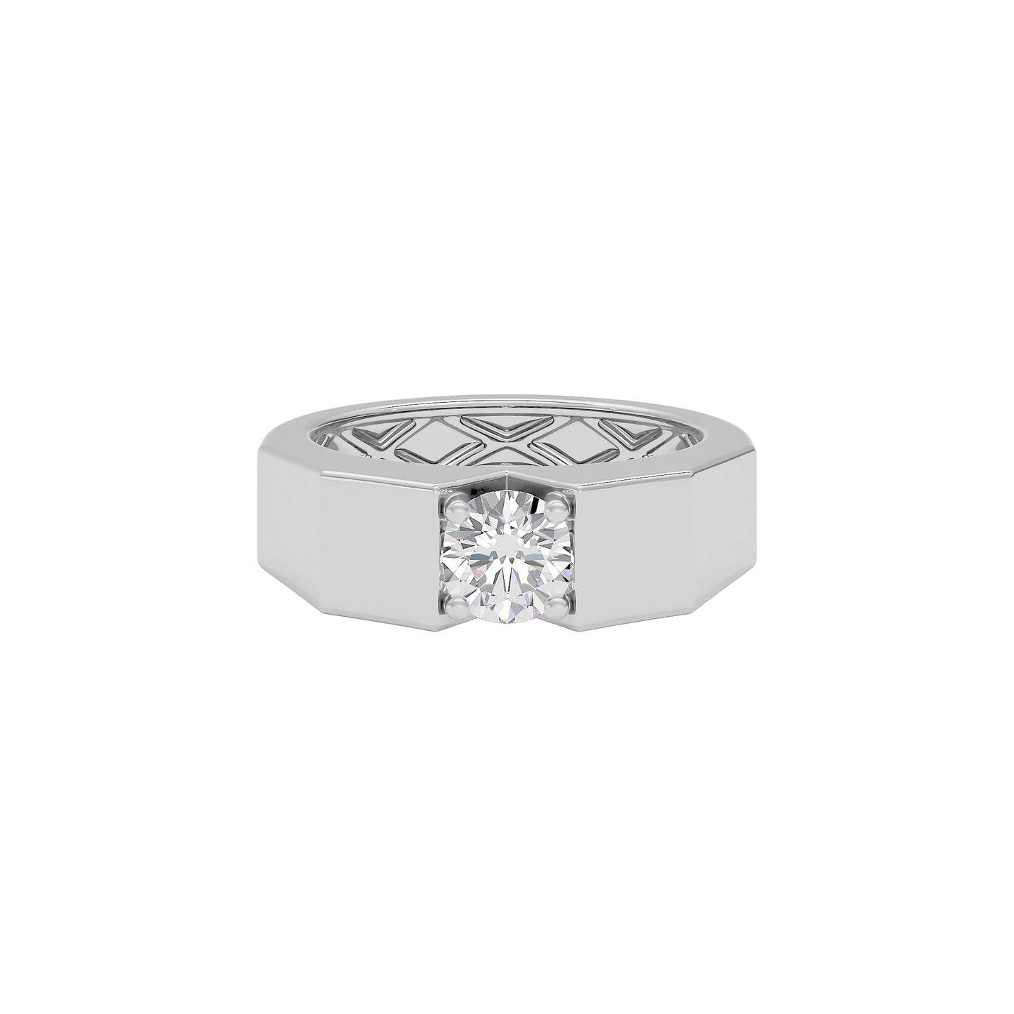 Delightful Charm Diamond Ring 18 KT / White Gold / 22