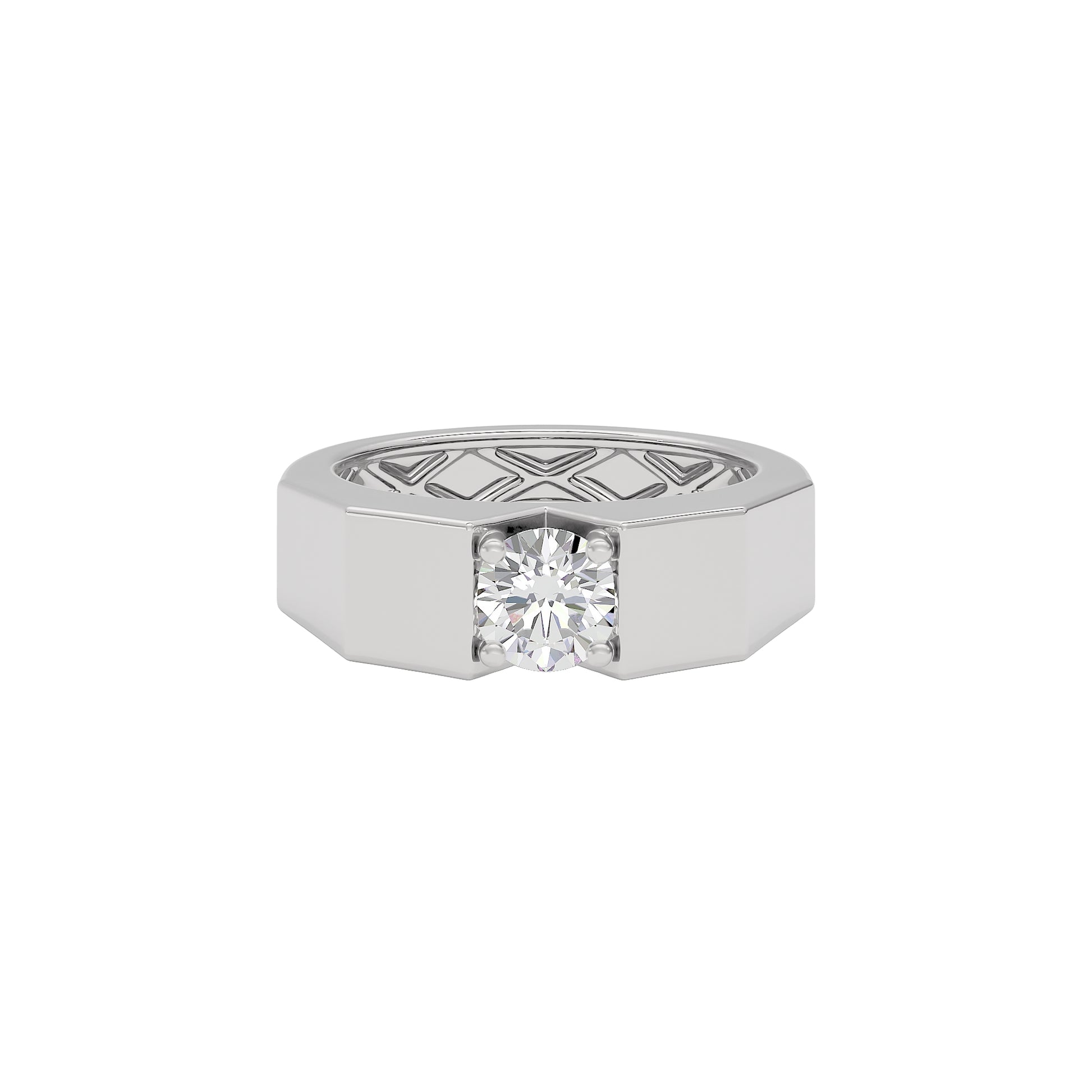 Delightful Charm Diamond Ring 18 KT / White Gold / 22