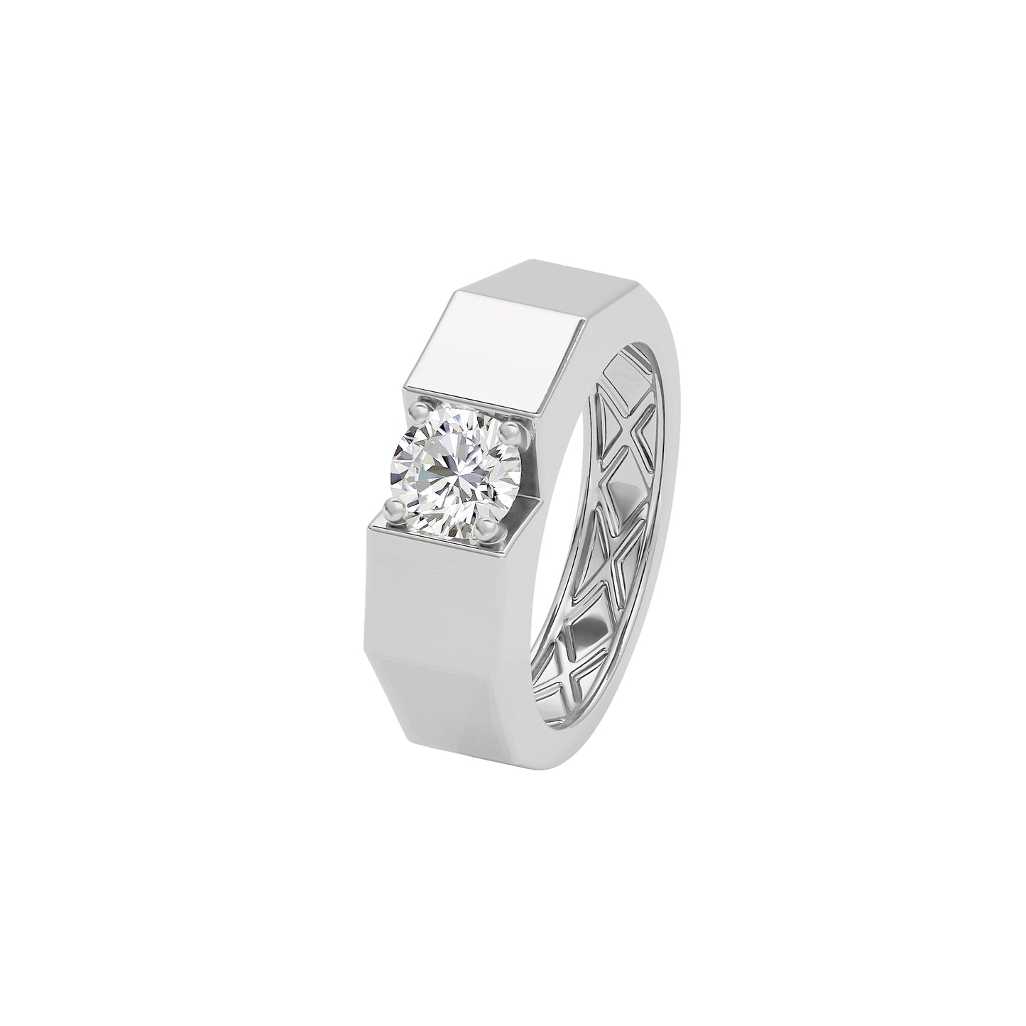 Delightful Charm Diamond Ring 18 KT / White Gold / 22