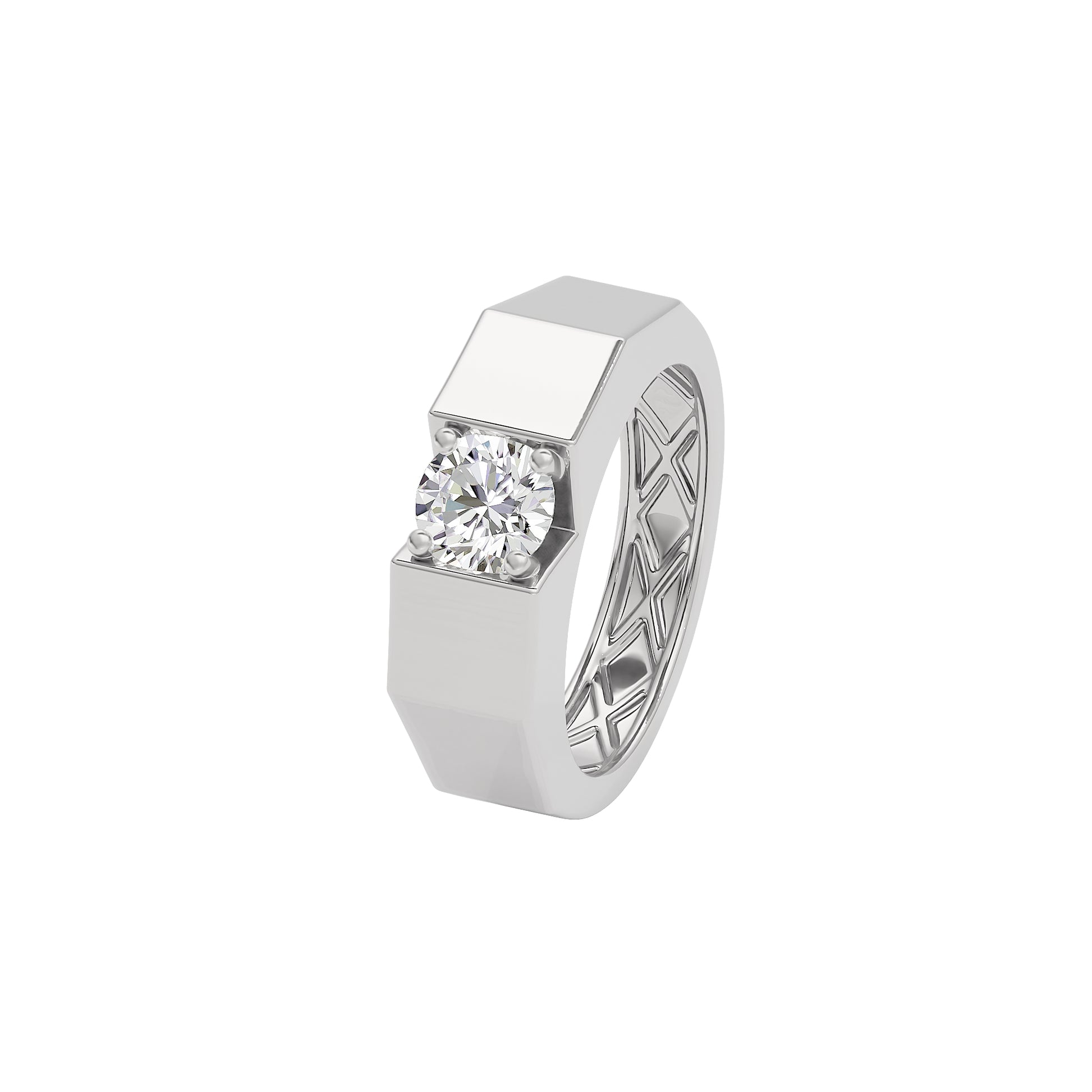 Delightful Charm Diamond Ring 18 KT / White Gold / 22