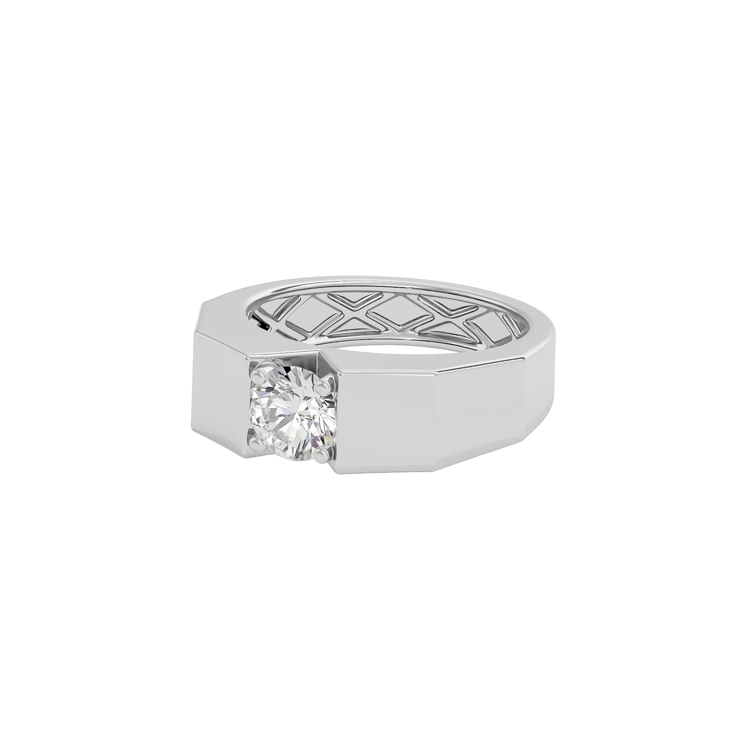 Delightful Charm Diamond Ring 18 KT / White Gold / 22
