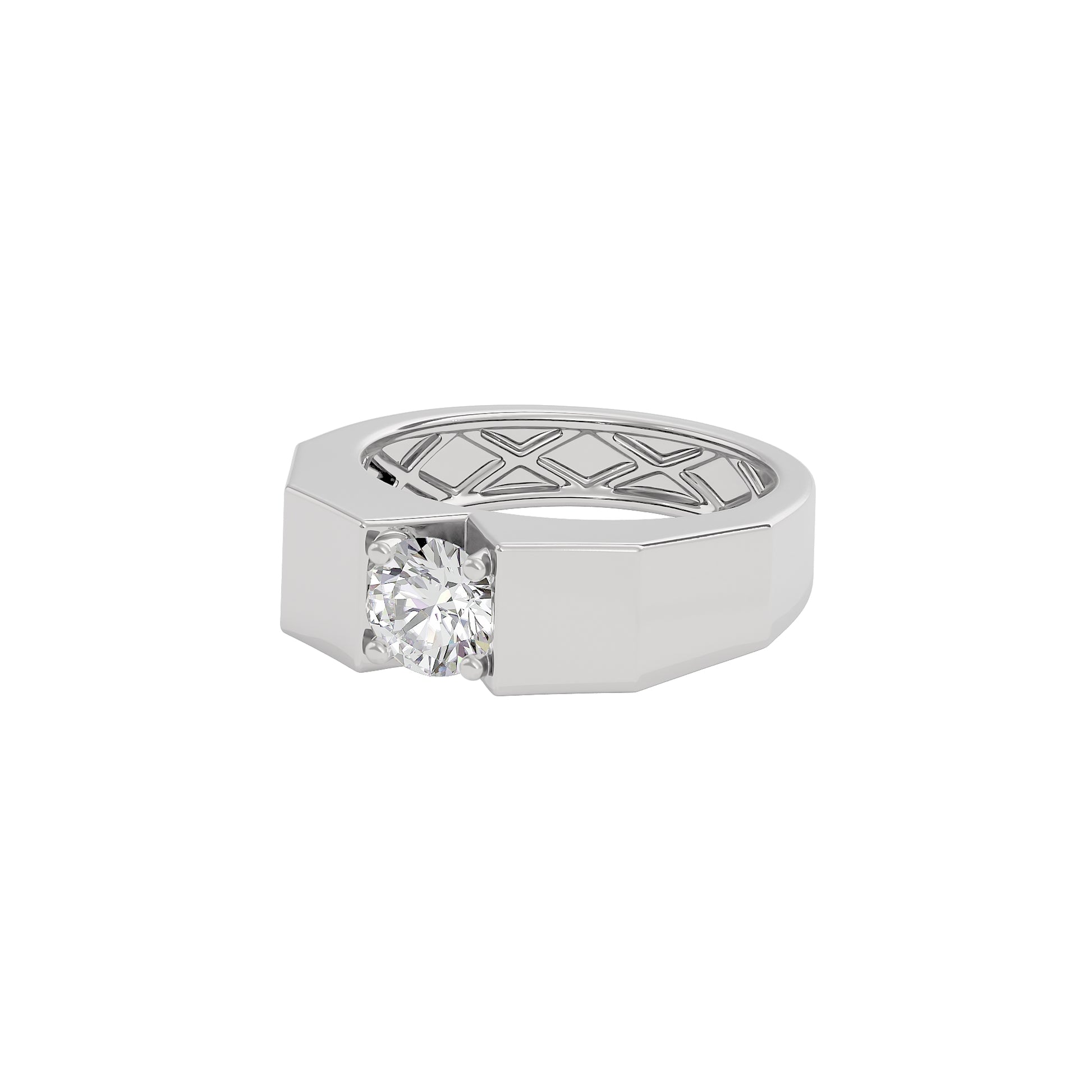 Delightful Charm Diamond Ring 18 KT / White Gold / 22