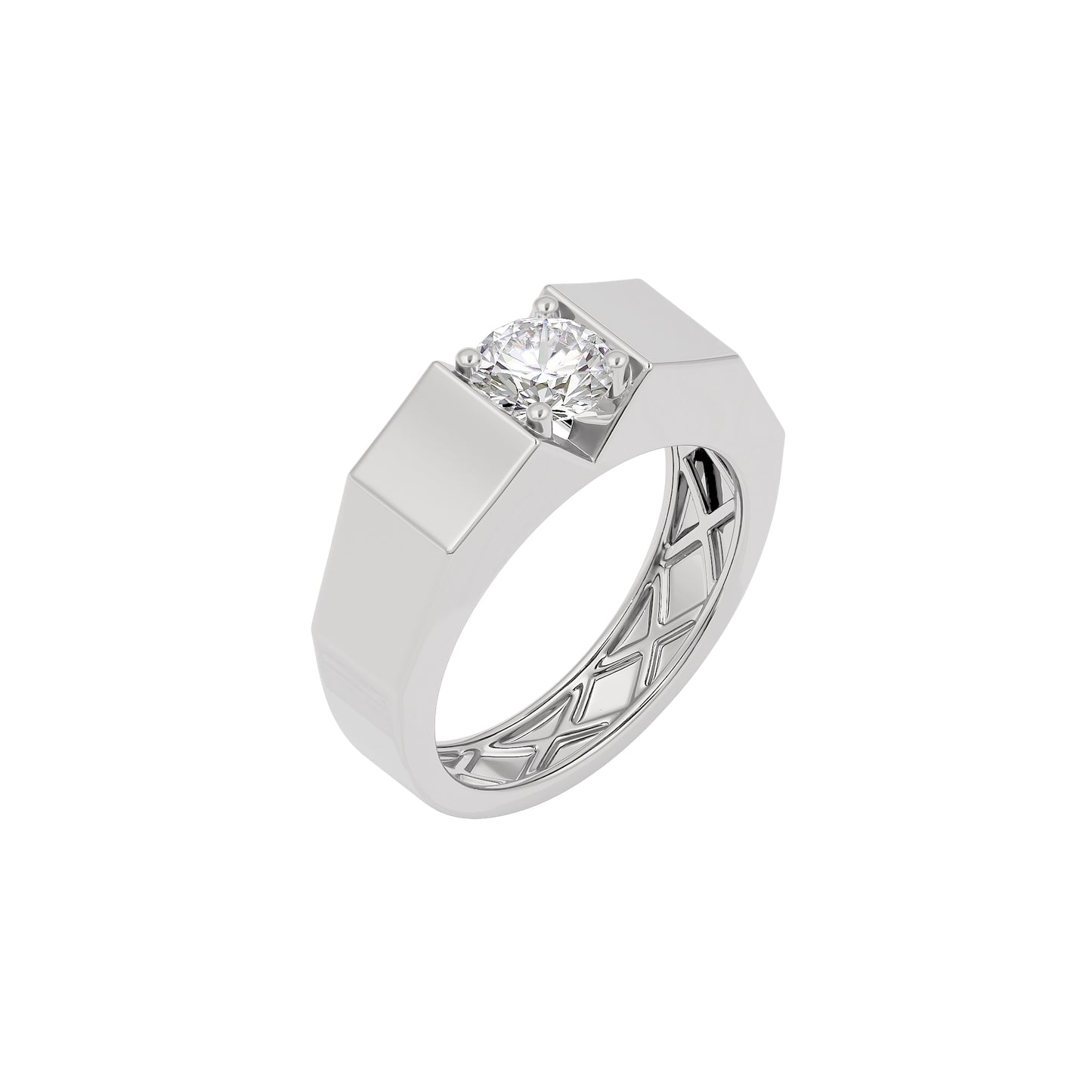 Delightful Charm Diamond Ring 18 KT / White Gold / 22