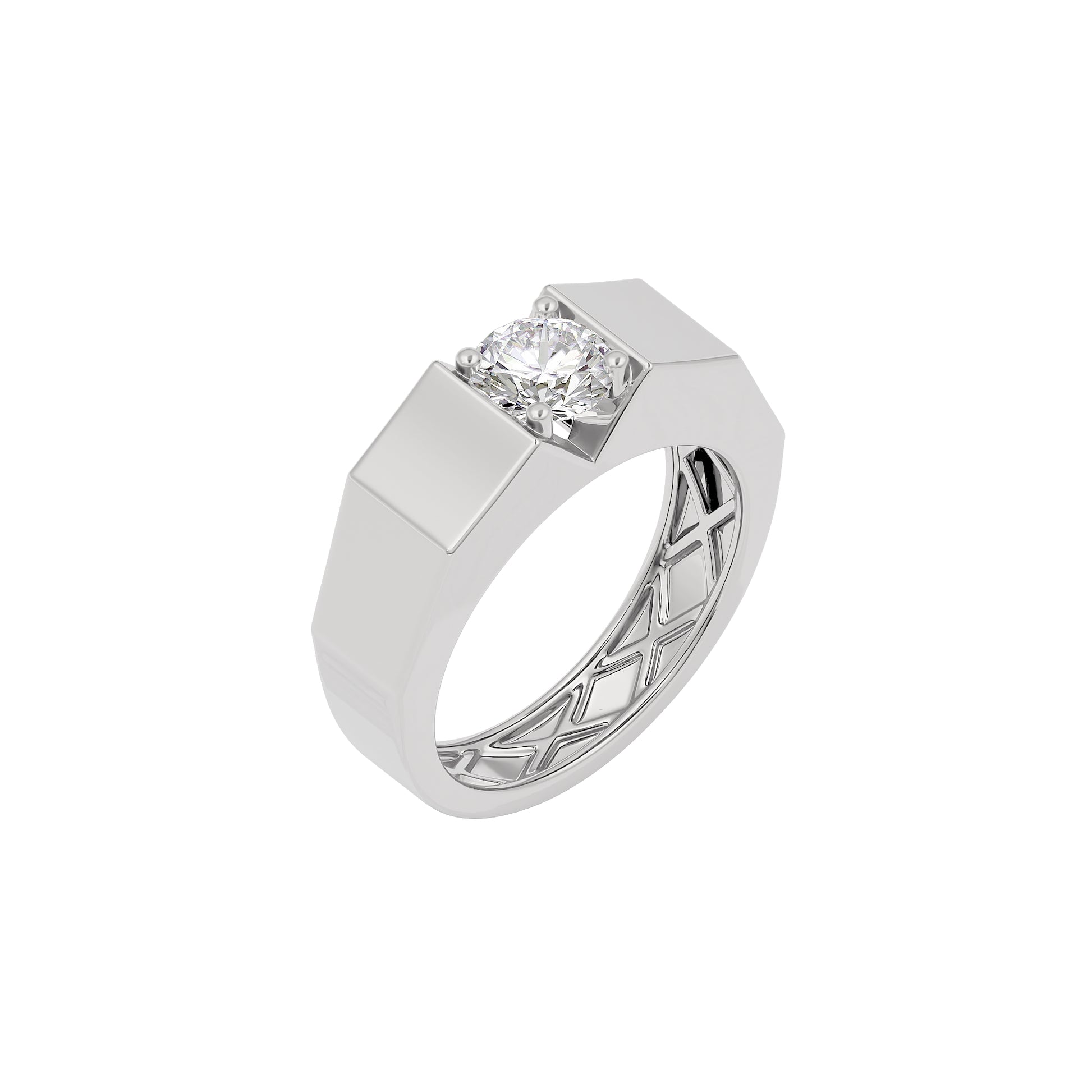 Delightful Charm Diamond Ring 18 KT / White Gold / 22