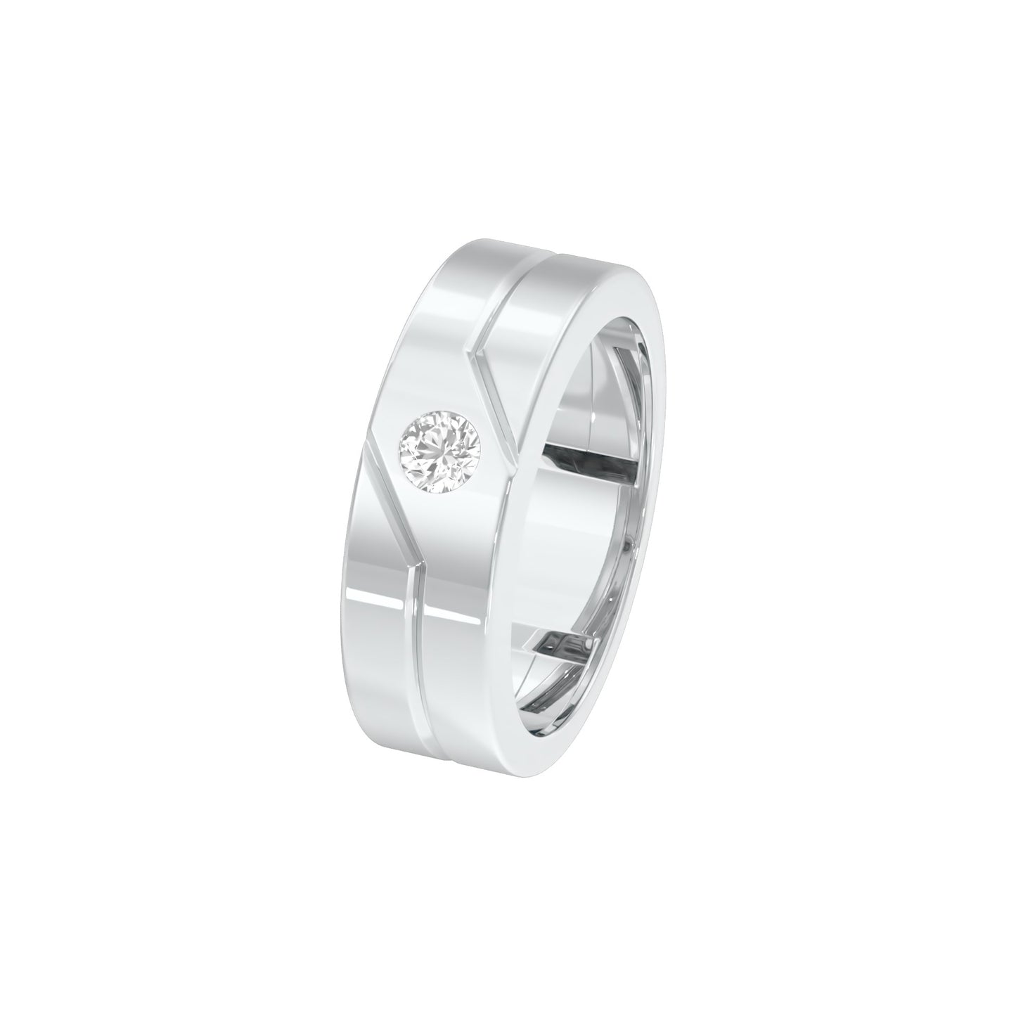 DLR000594 18 KT / White Gold / 22