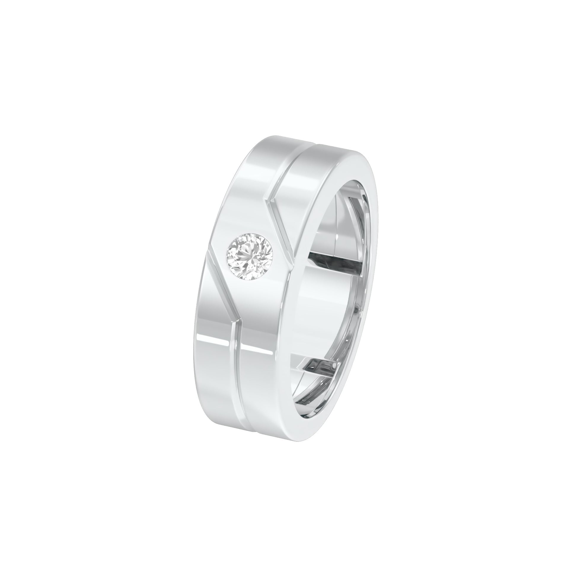 DLR000594 18 KT / White Gold / 22