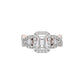 Harmony Horizon Diamond Ring 18 KT / Rose Gold / 22