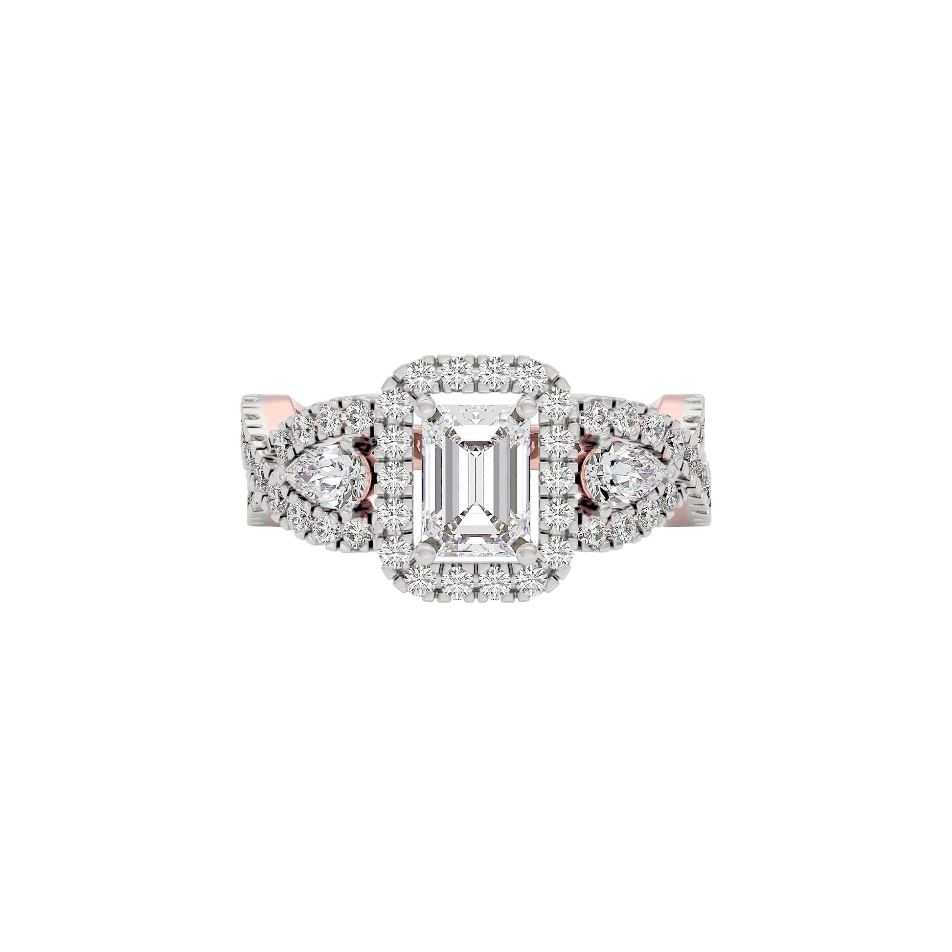Harmony Horizon Diamond Ring 18 KT / Rose Gold / 22
