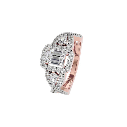 Harmony Horizon Diamond Ring 18 KT / Rose Gold / 22