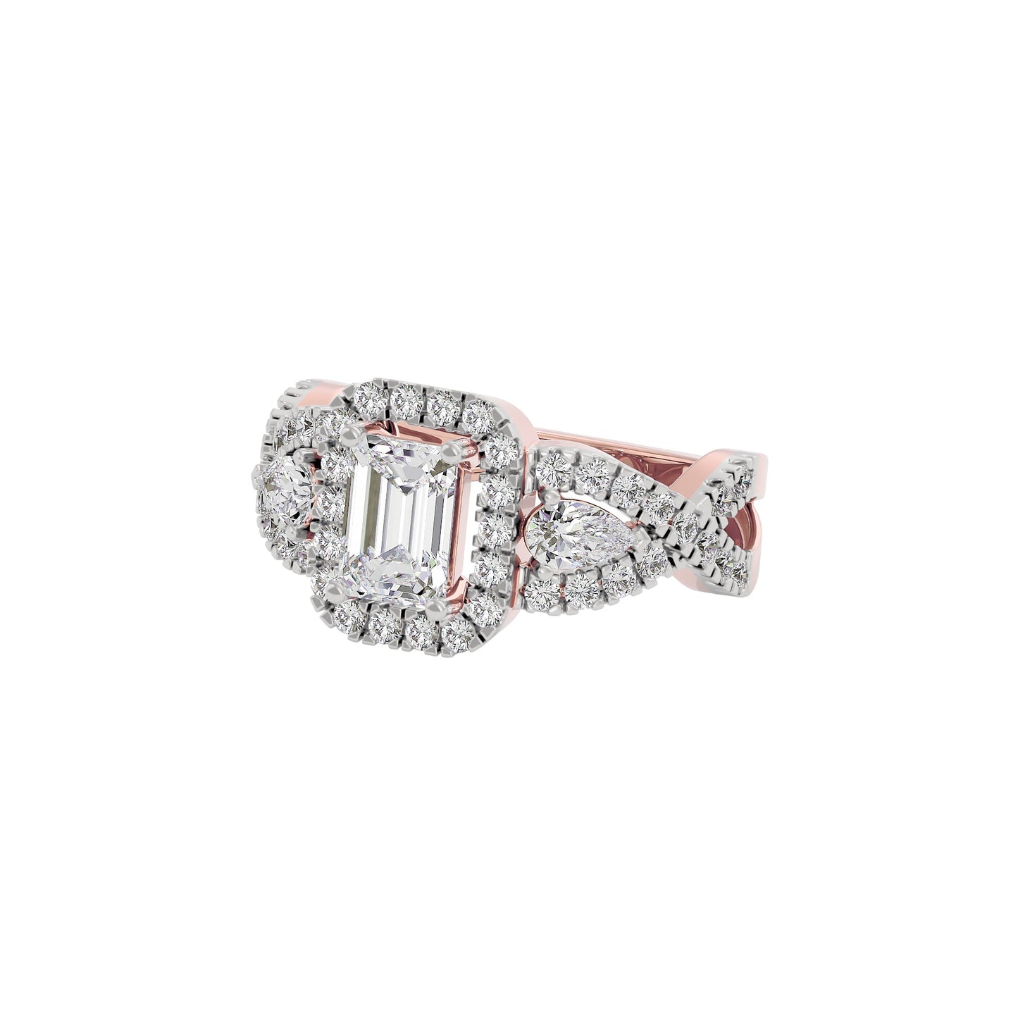 Harmony Horizon Diamond Ring 18 KT / Rose Gold / 22