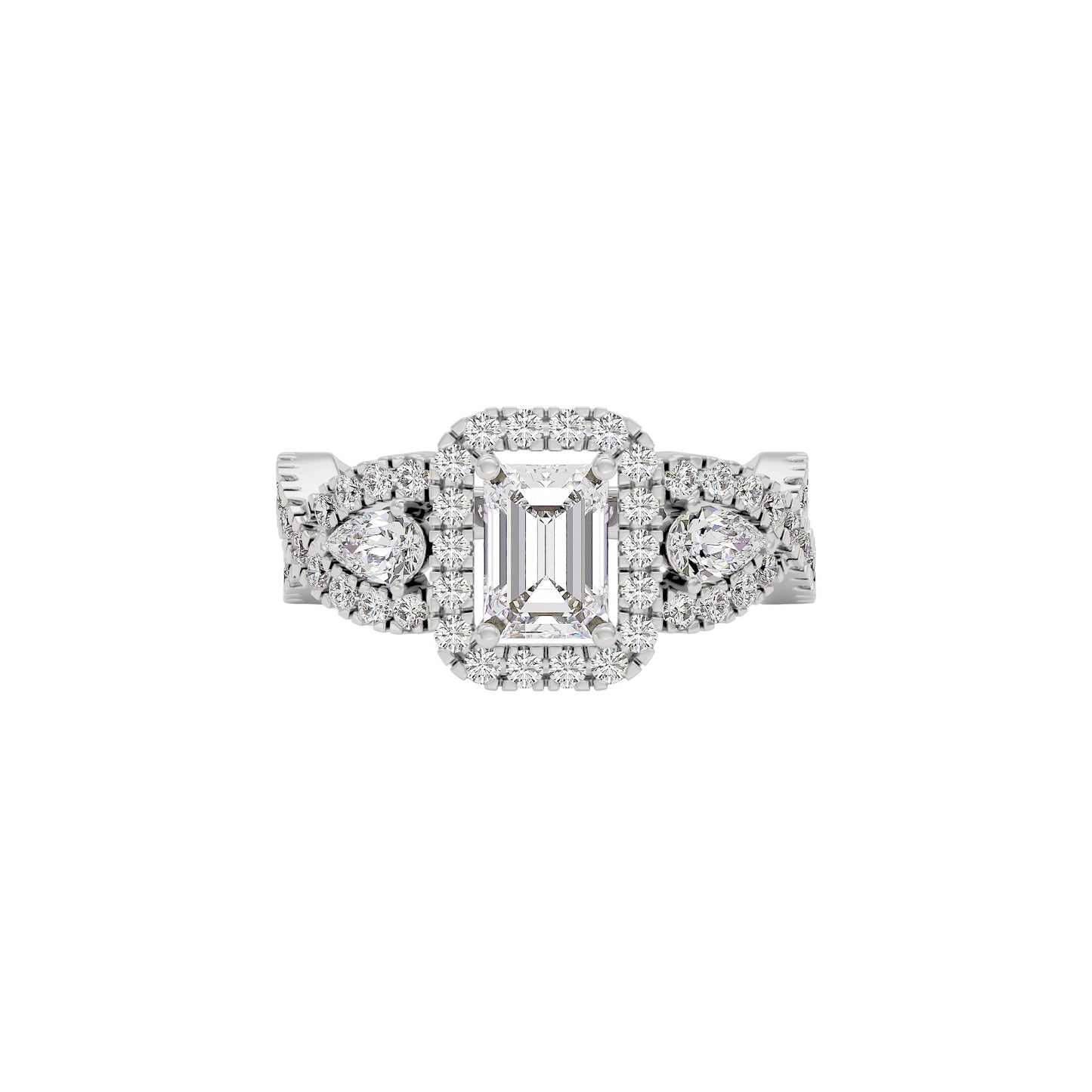 Harmony Horizon Diamond Ring 18 KT / White Gold / 22