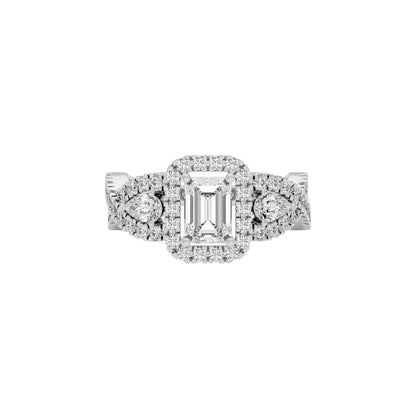Harmony Horizon Diamond Ring 18 KT / White Gold / 22