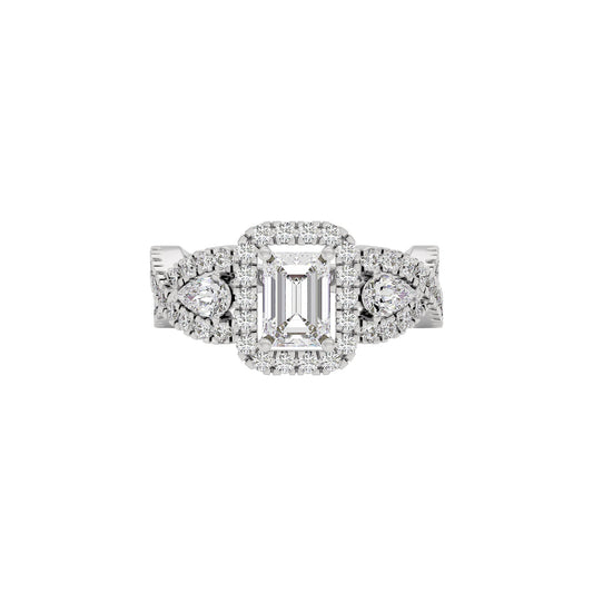 Harmony Horizon Diamond Ring 18 KT / White Gold / 22