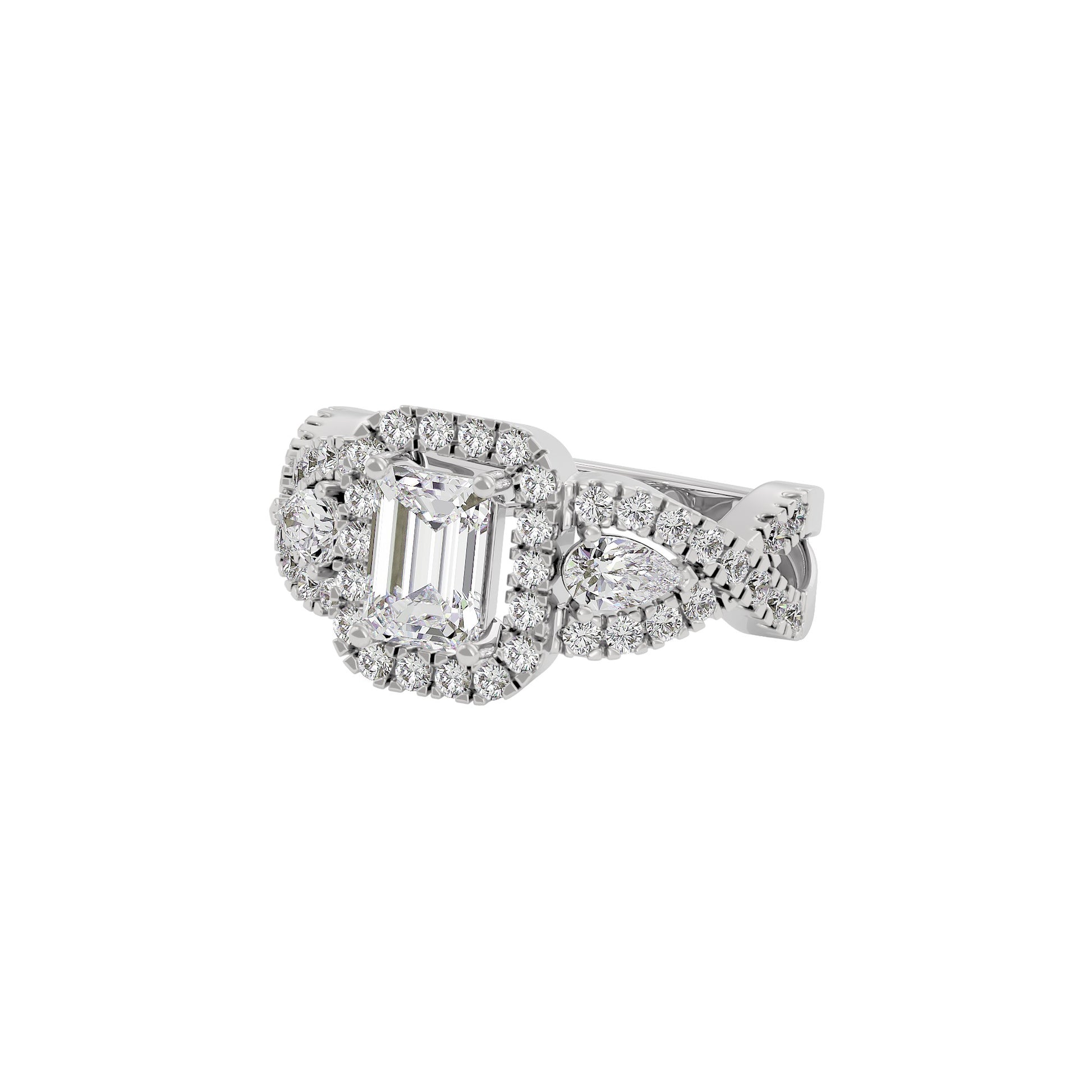 Harmony Horizon Diamond Ring 18 KT / White Gold / 22