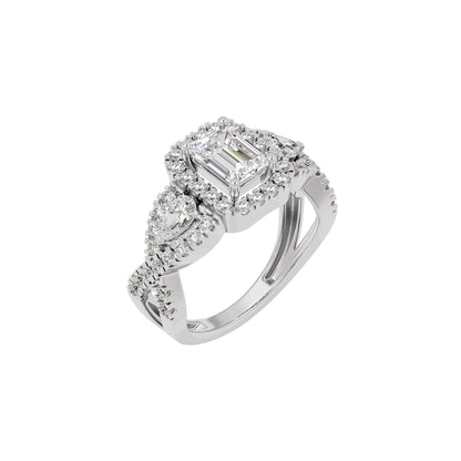 Harmony Horizon Diamond Ring 18 KT / White Gold / 22