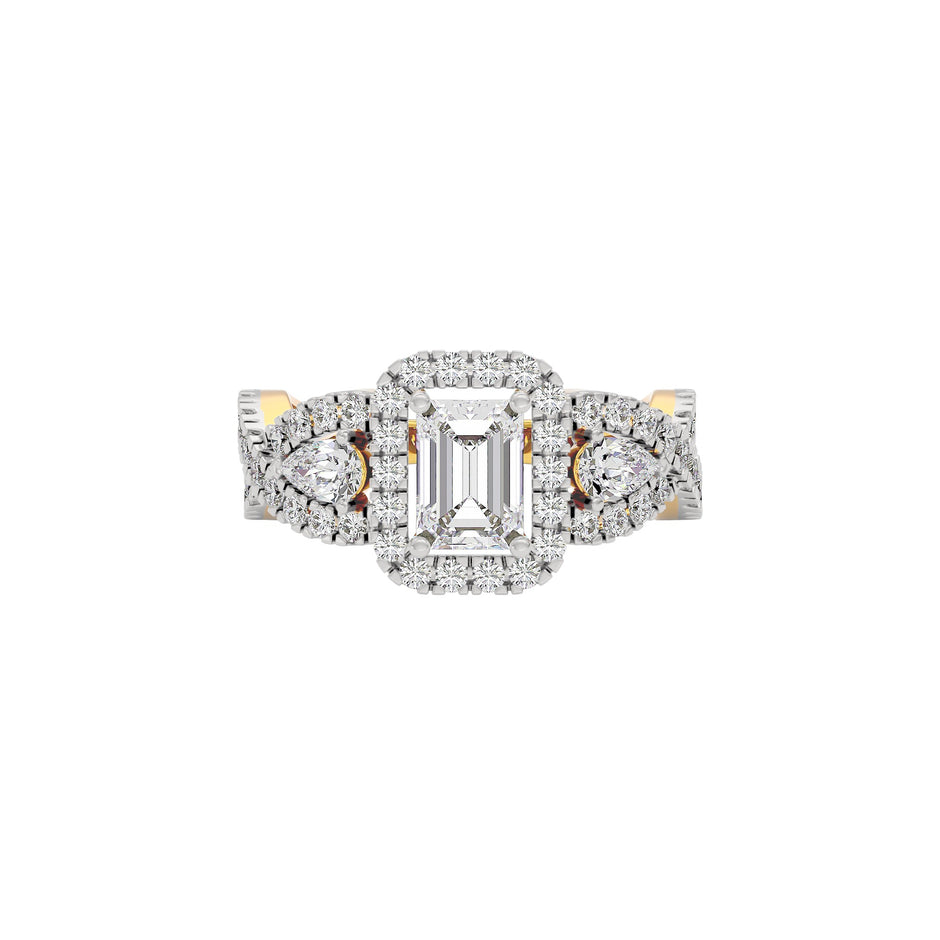 Harmony Horizon Diamond Ring 18 KT / Yellow Gold / 22