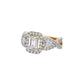 Harmony Horizon Diamond Ring 18 KT / Yellow Gold / 22